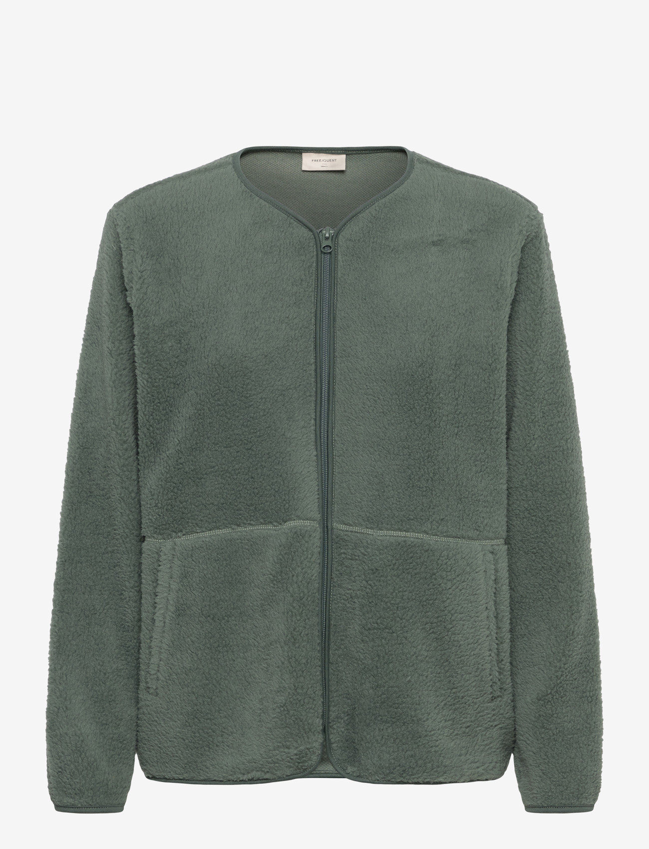 FREE/QUENT - FQTEDDY-JACKET - faux fur jakker - dark forest - 0