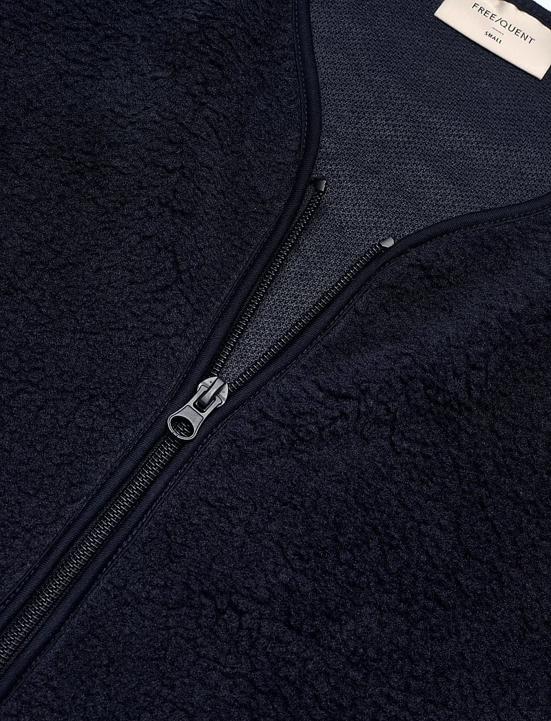 FREE/QUENT - FQTEDDY-JACKET - kunstpelz - navy blazer - 2