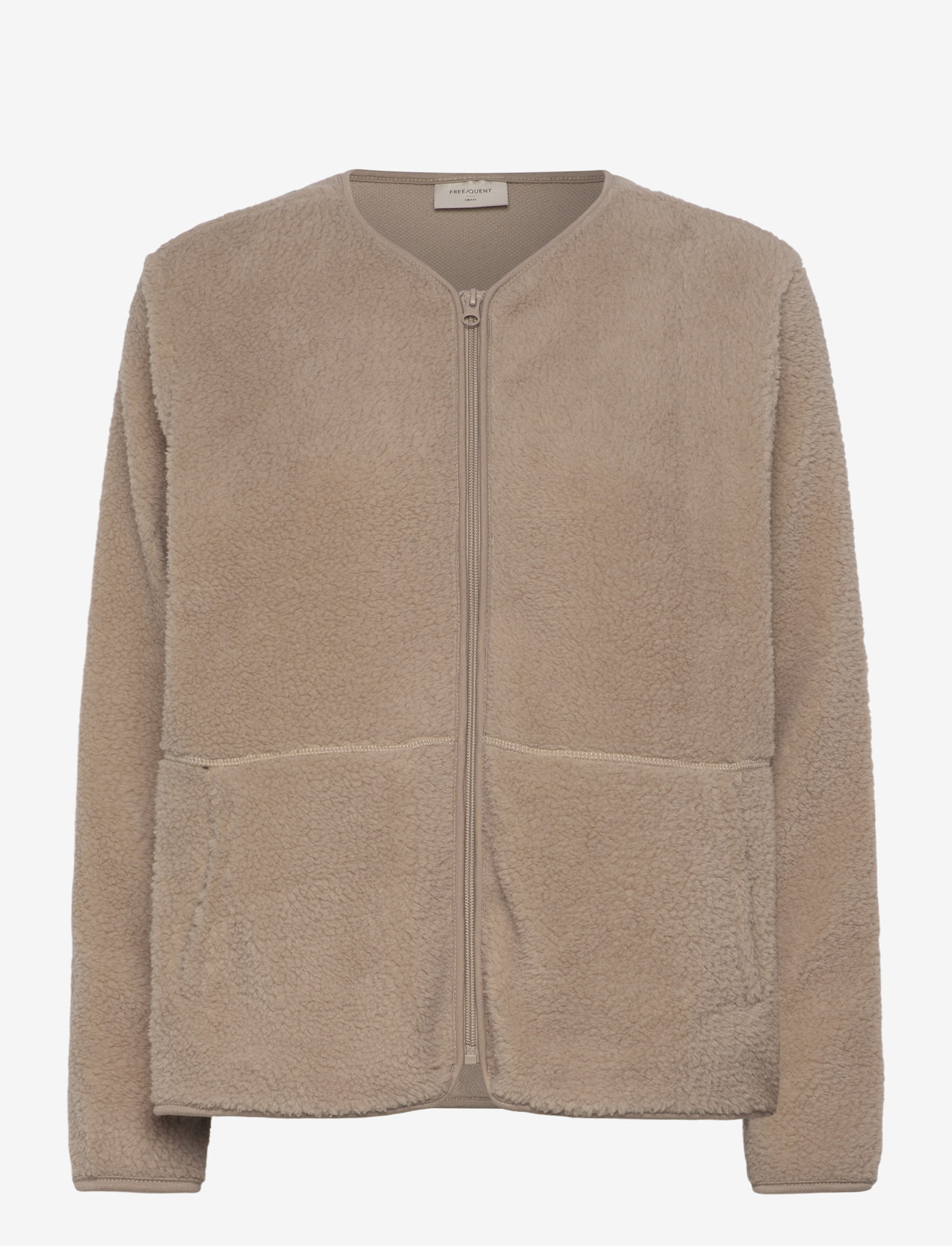 FREE/QUENT - FQTEDDY-JACKET - outerwear - simply taupe - 0