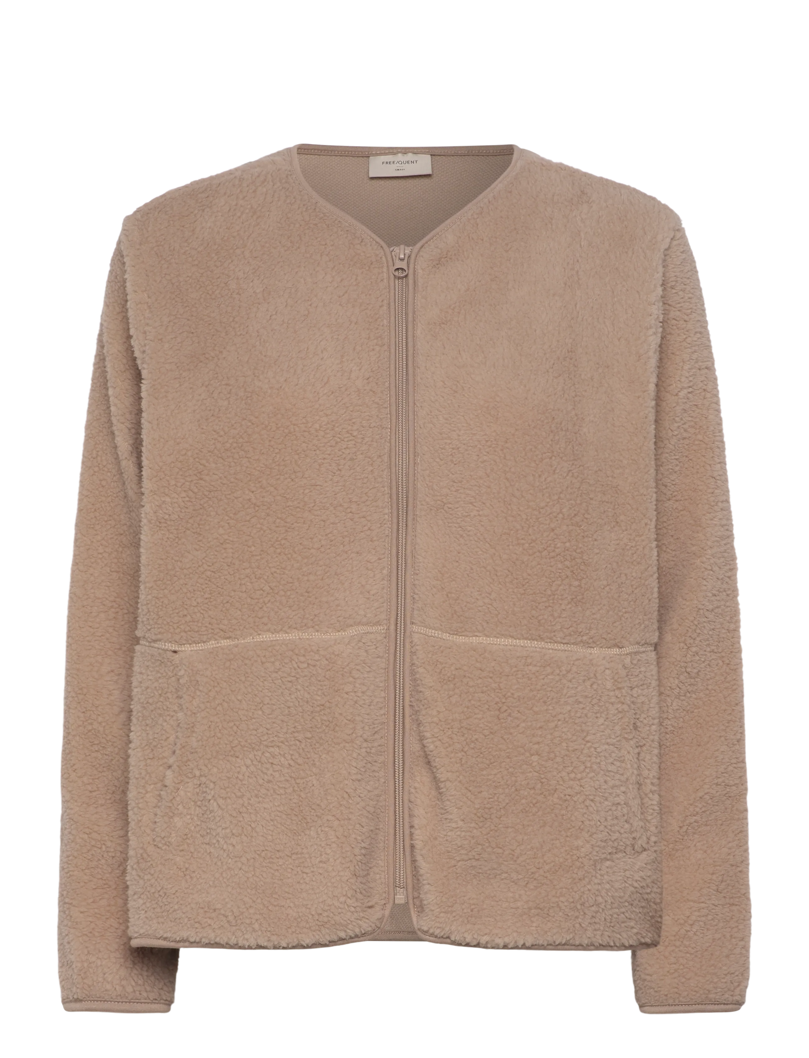 FREE/QUENT FQTEDDY-JACKET - Tøj - SIMPLY TAUPE / beige