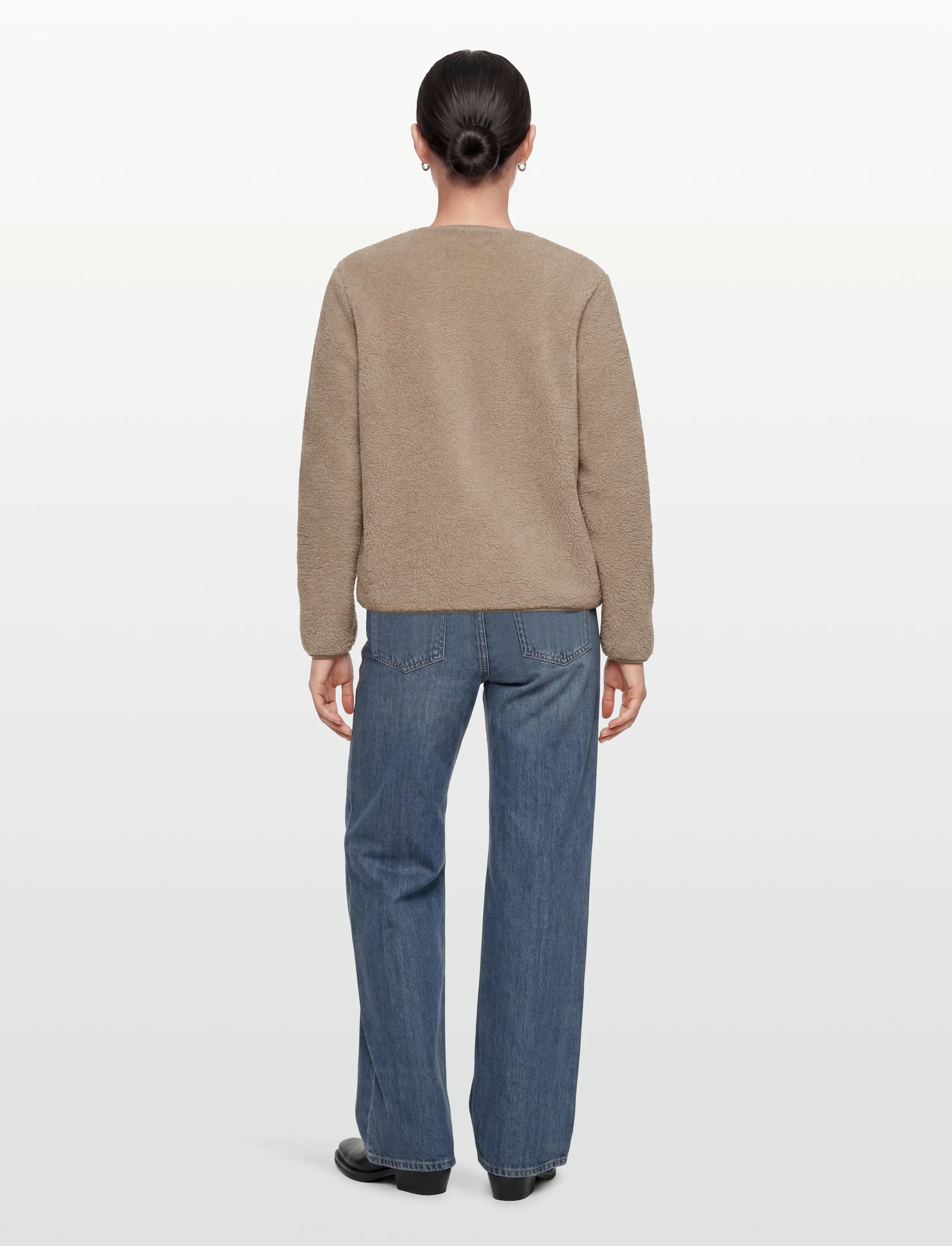 FREE/QUENT - FQTEDDY-JACKET - die niedrigsten preise - simply taupe - 4