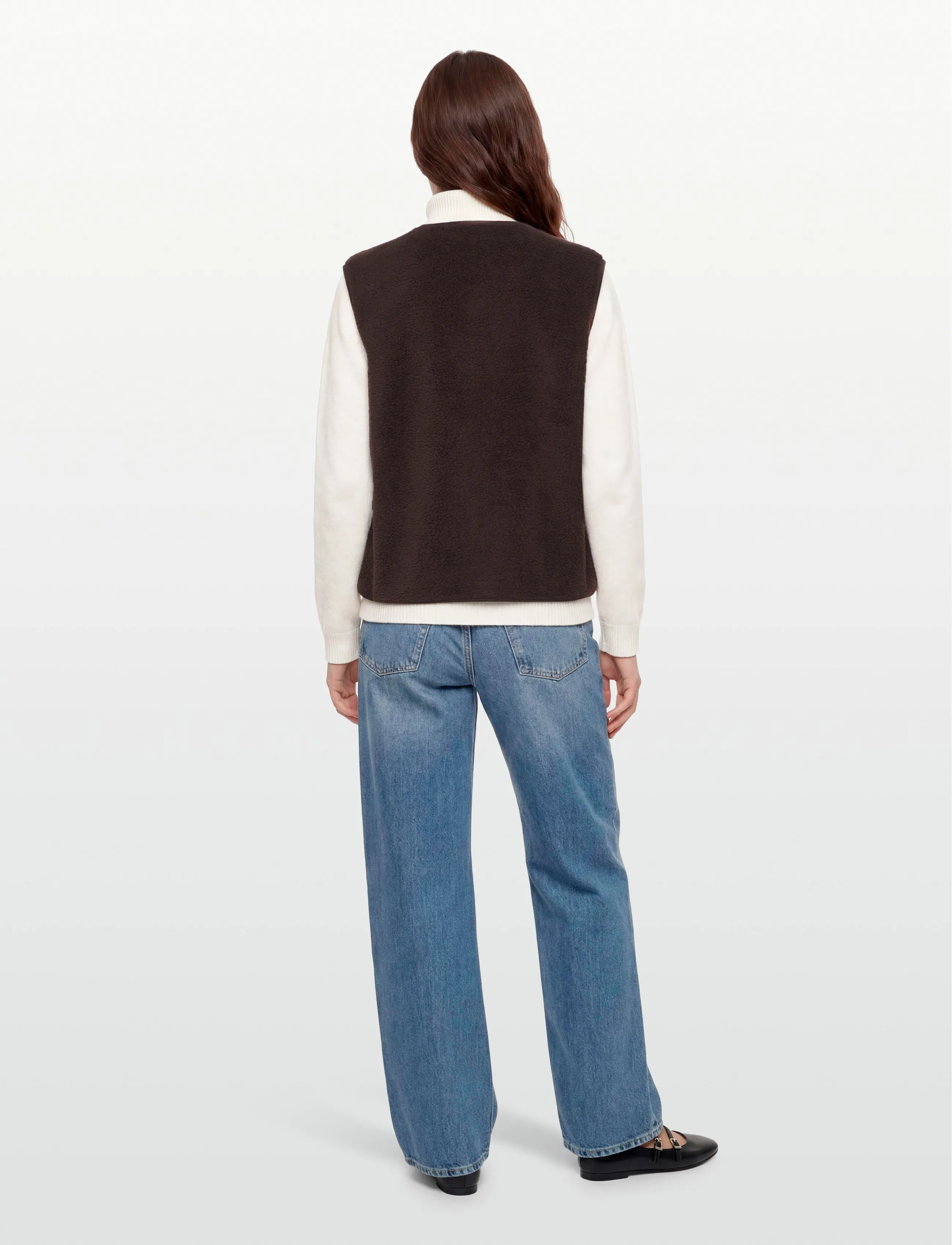 FREE/QUENT - FQTEDDY-WAISTCOAT - fleece- och teddyvästar - coffee bean - 4