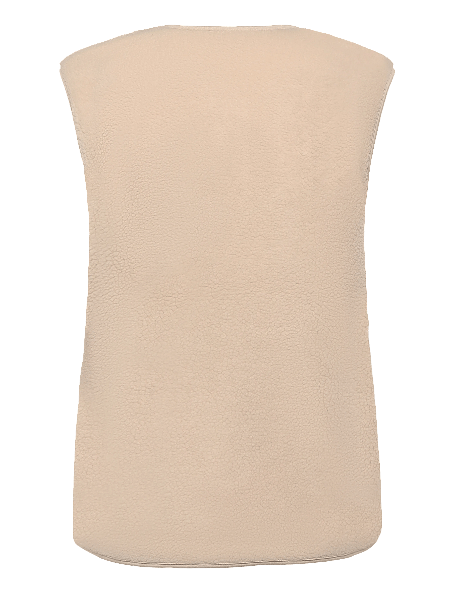 FREE/QUENT - FQTEDDY-WAISTCOAT - fleece- och teddyvästar - moonbeam - 1