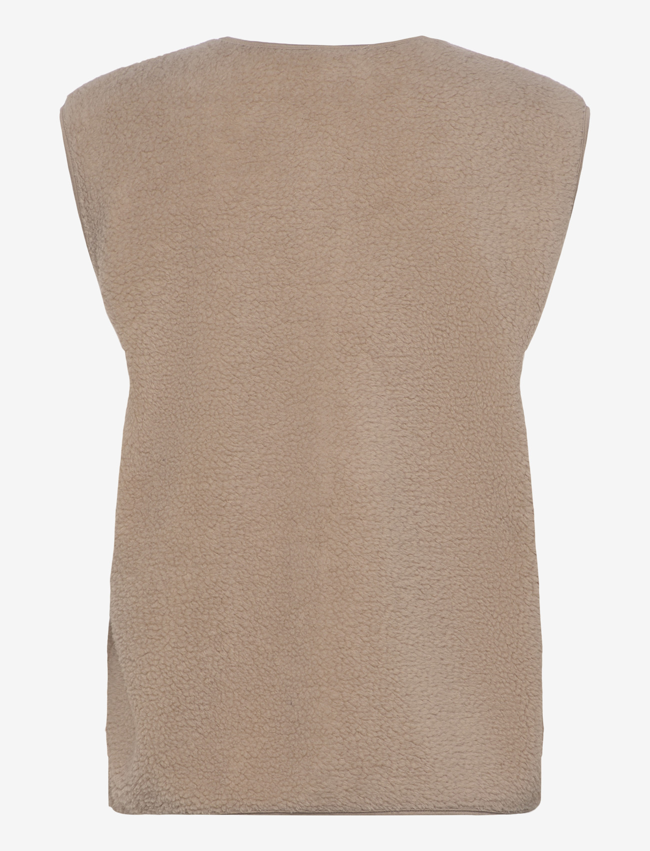 FREE/QUENT - FQTEDDY-WAISTCOAT - fleece- og teddyveste - simply taupe - 2
