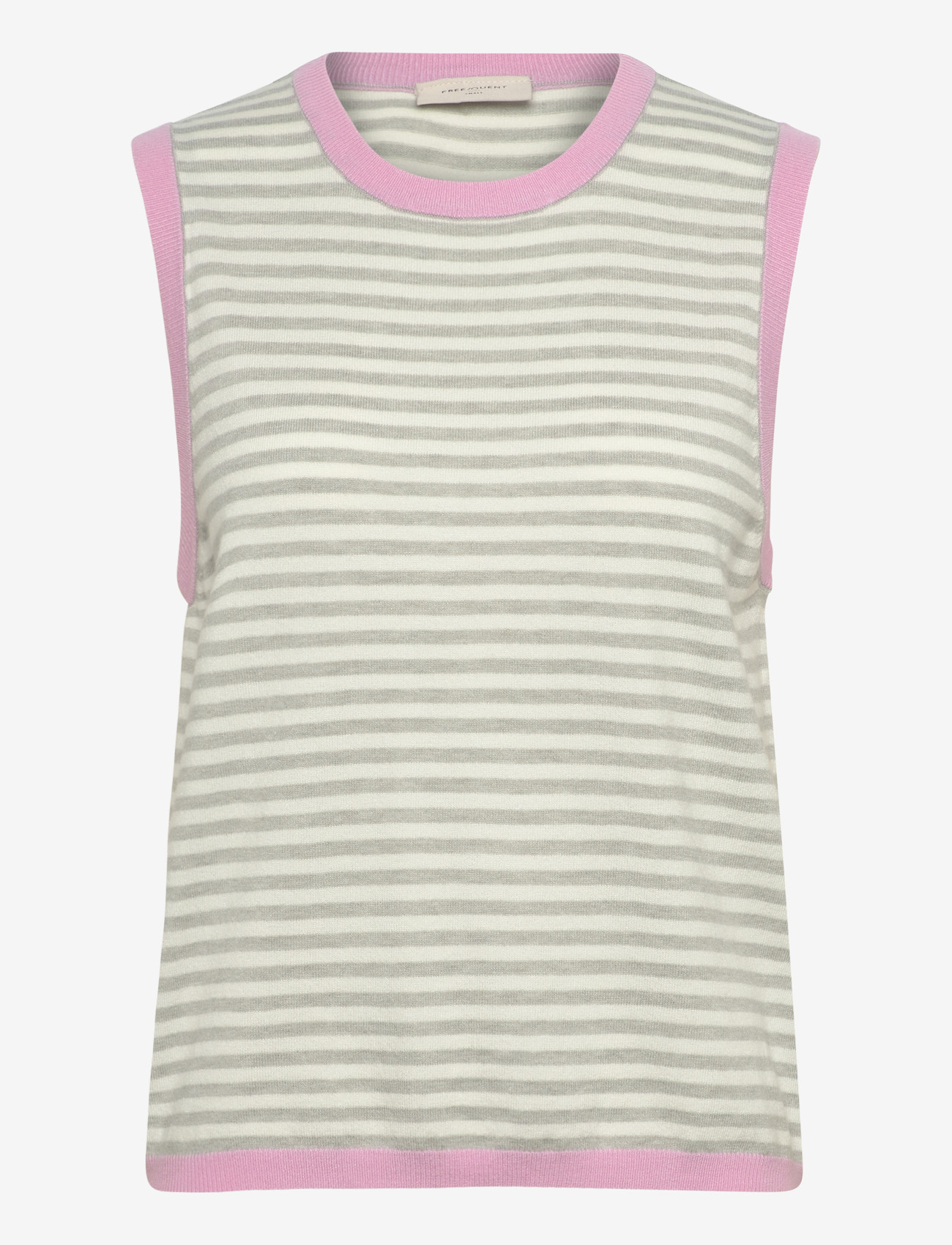 FREE/QUENT - FQZANTI-TOP - topi bez piedurknēm - star off-white w. sweet lilac - 1