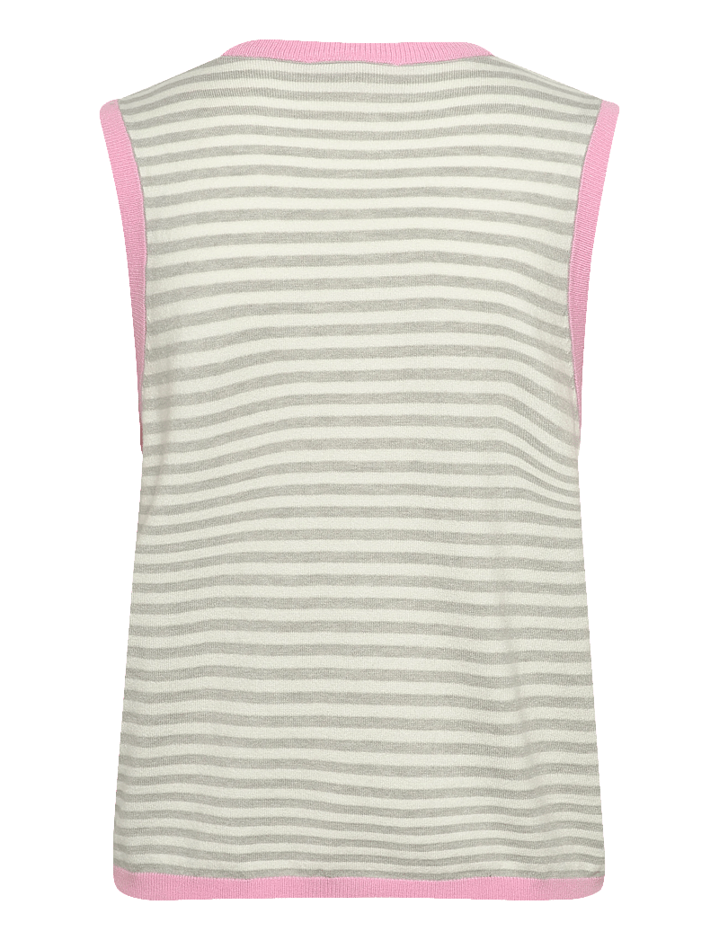 FREE/QUENT - FQZANTI-TOP - topi bez piedurknēm - star off-white w. sweet lilac - 2