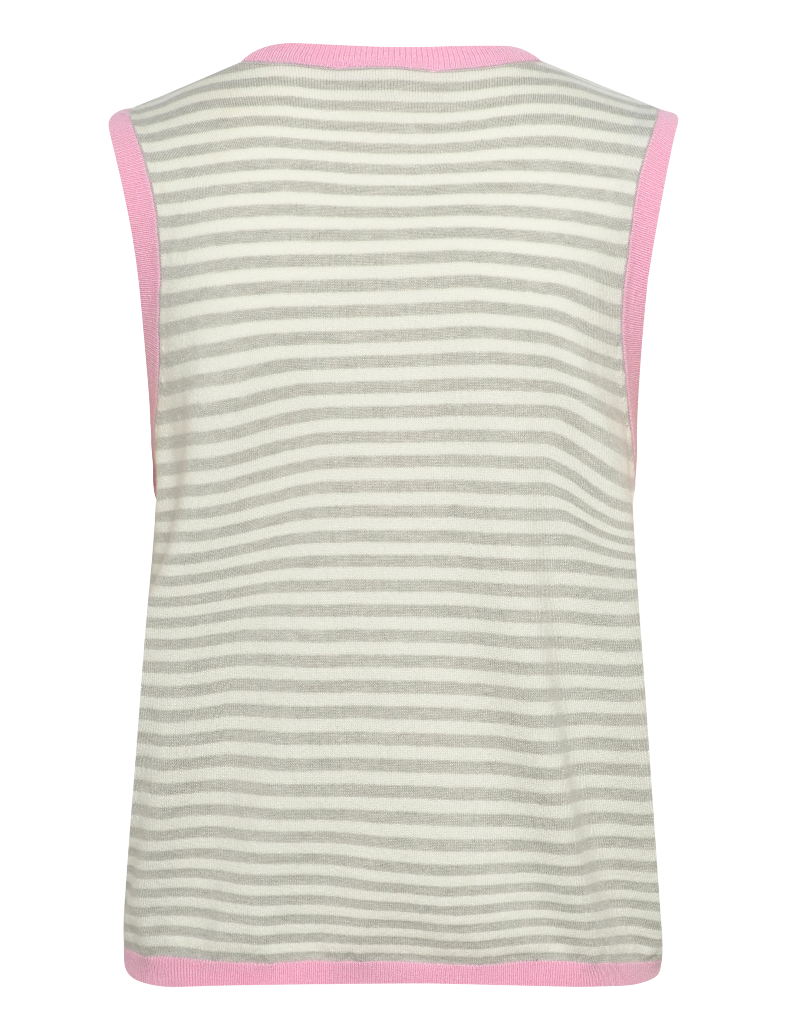 FREE/QUENT - FQZANTI-TOP - linnen - star off-white w. sweet lilac - 2