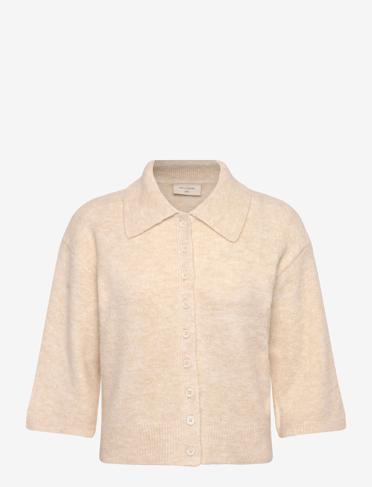 FREE/QUENT - FQSAMMIE-CARDIGAN - stickade tröjor - moonbeam melange - 0