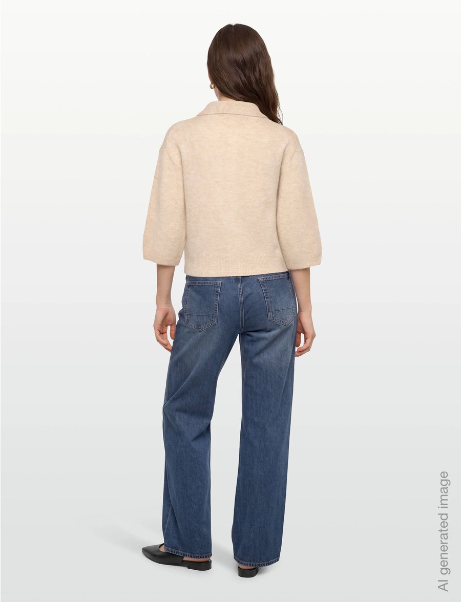 FREE/QUENT - FQSAMMIE-CARDIGAN - pullover - moonbeam melange - 4