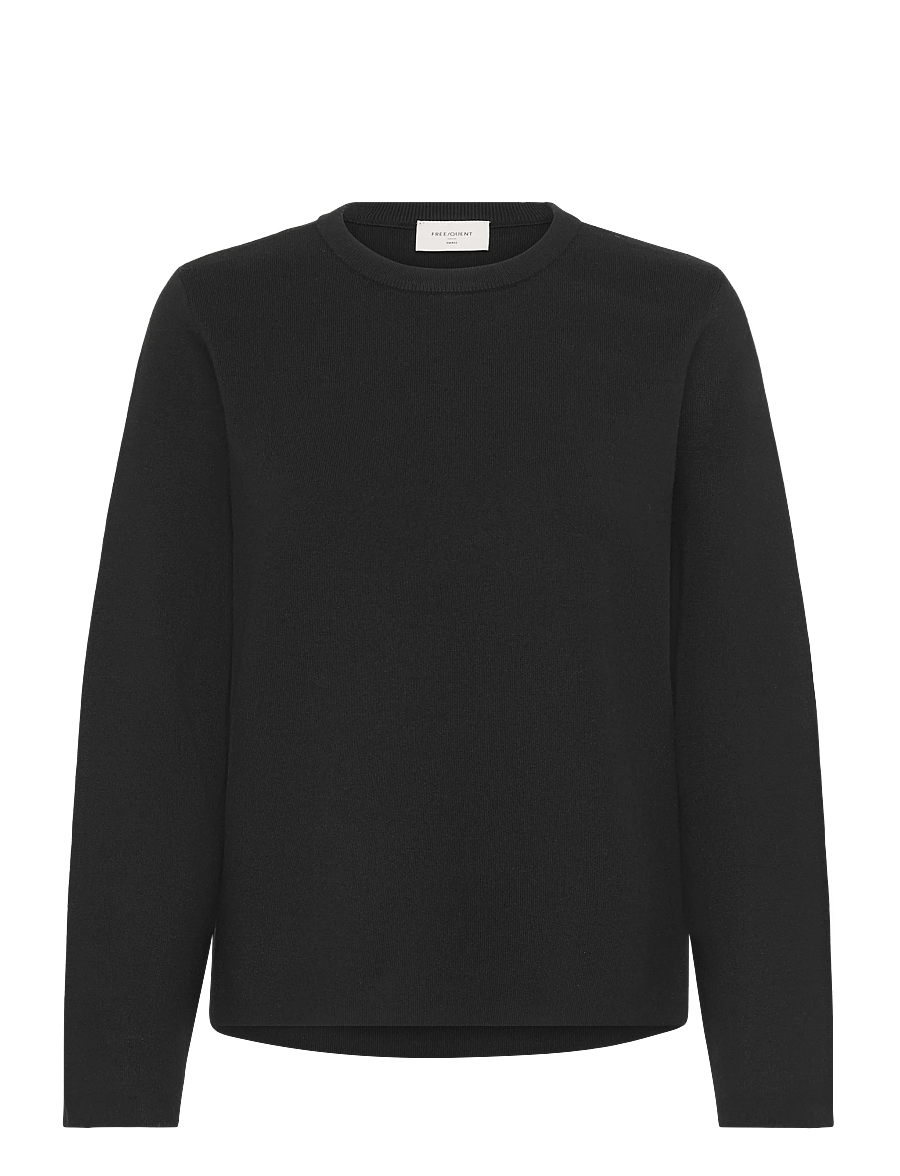 FREE/QUENT - FQDREW-PULLOVER - megztiniai - black - 0
