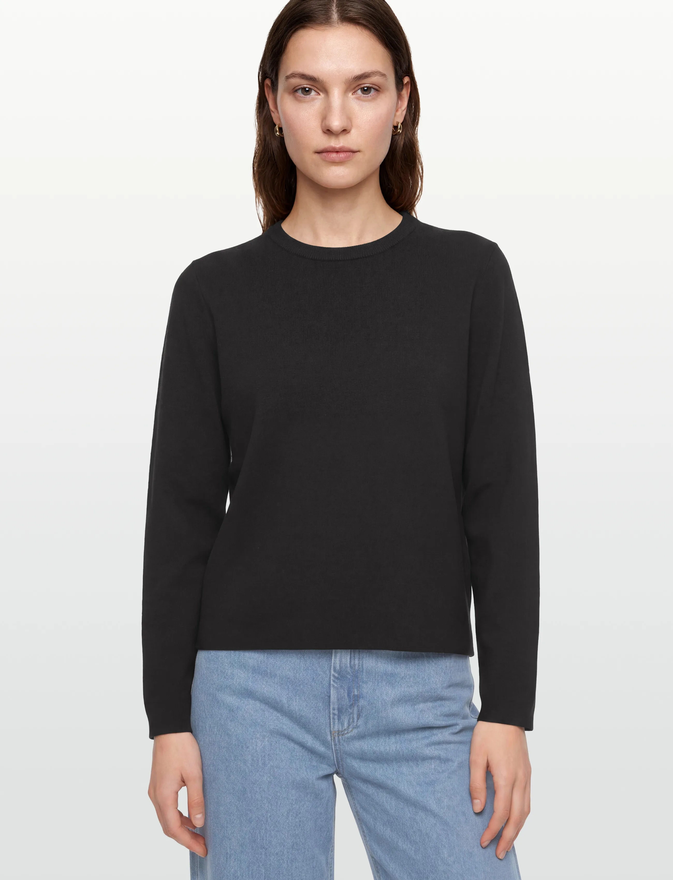 FREE/QUENT - FQDREW-PULLOVER - jumpers - black - 3