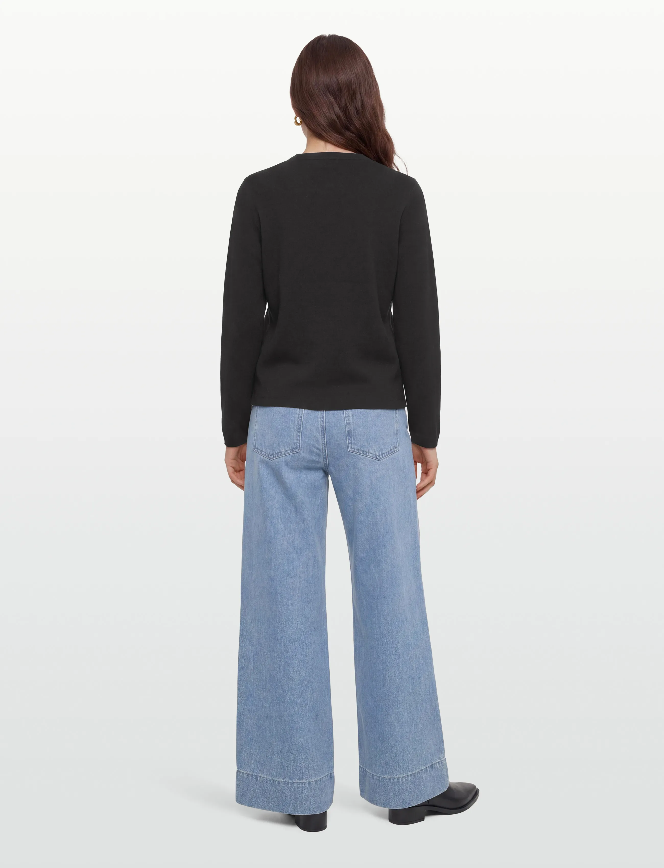 FREE/QUENT - FQDREW-PULLOVER - jumpers - black - 4