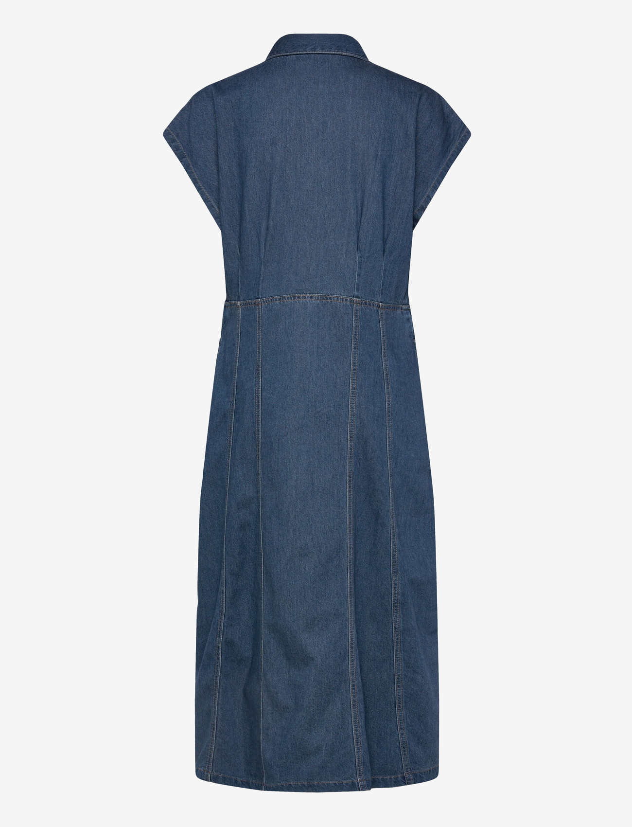 FREE/QUENT - FQALIA-DRESS - sommerkleider - medium blue denim - 2