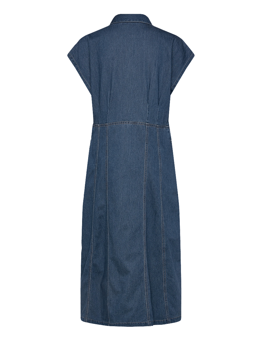 FREE/QUENT - FQALIA-DRESS - zomerjurken - medium blue denim - 2