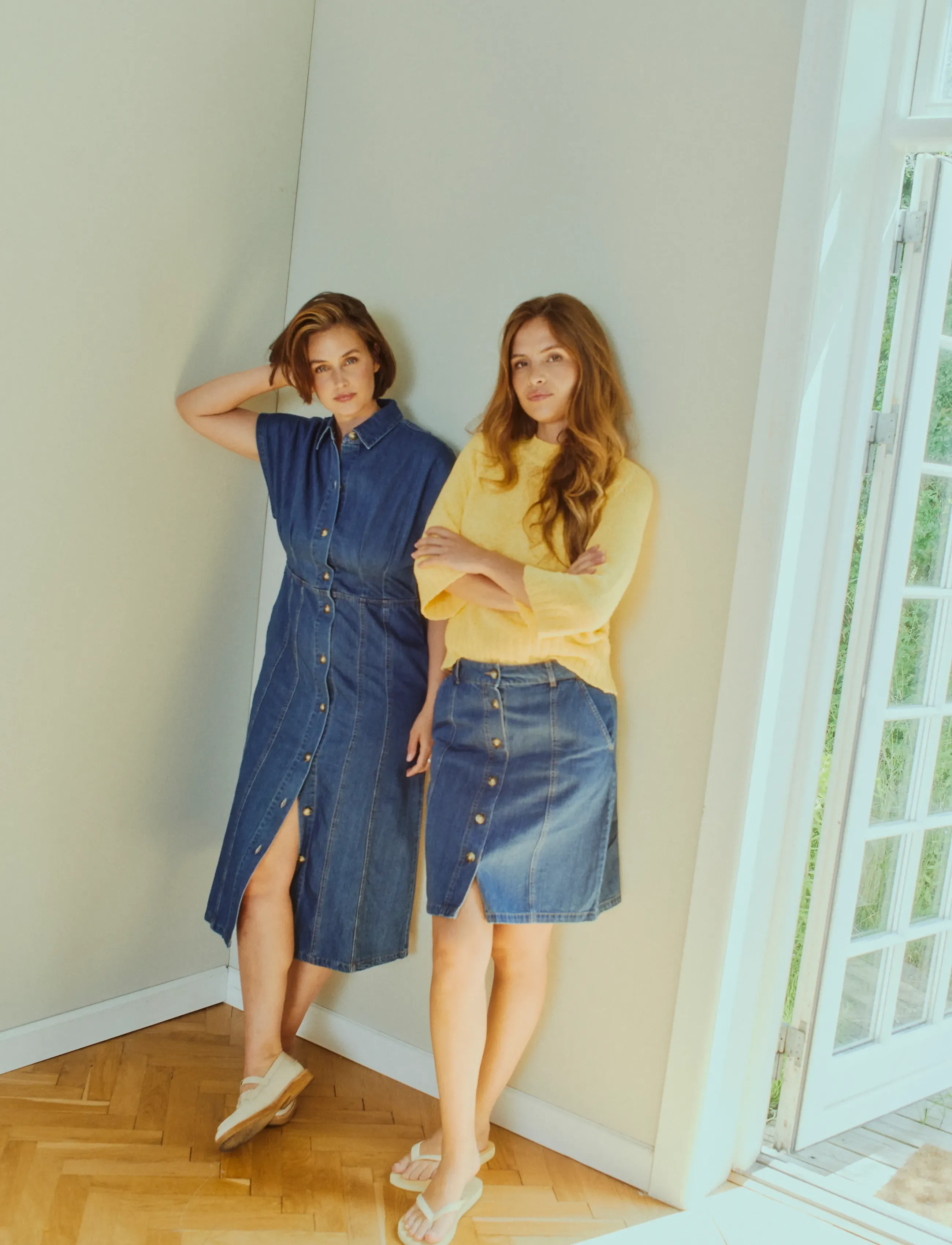 FREE/QUENT - FQALIA-DRESS - summer dresses - medium blue denim - 5