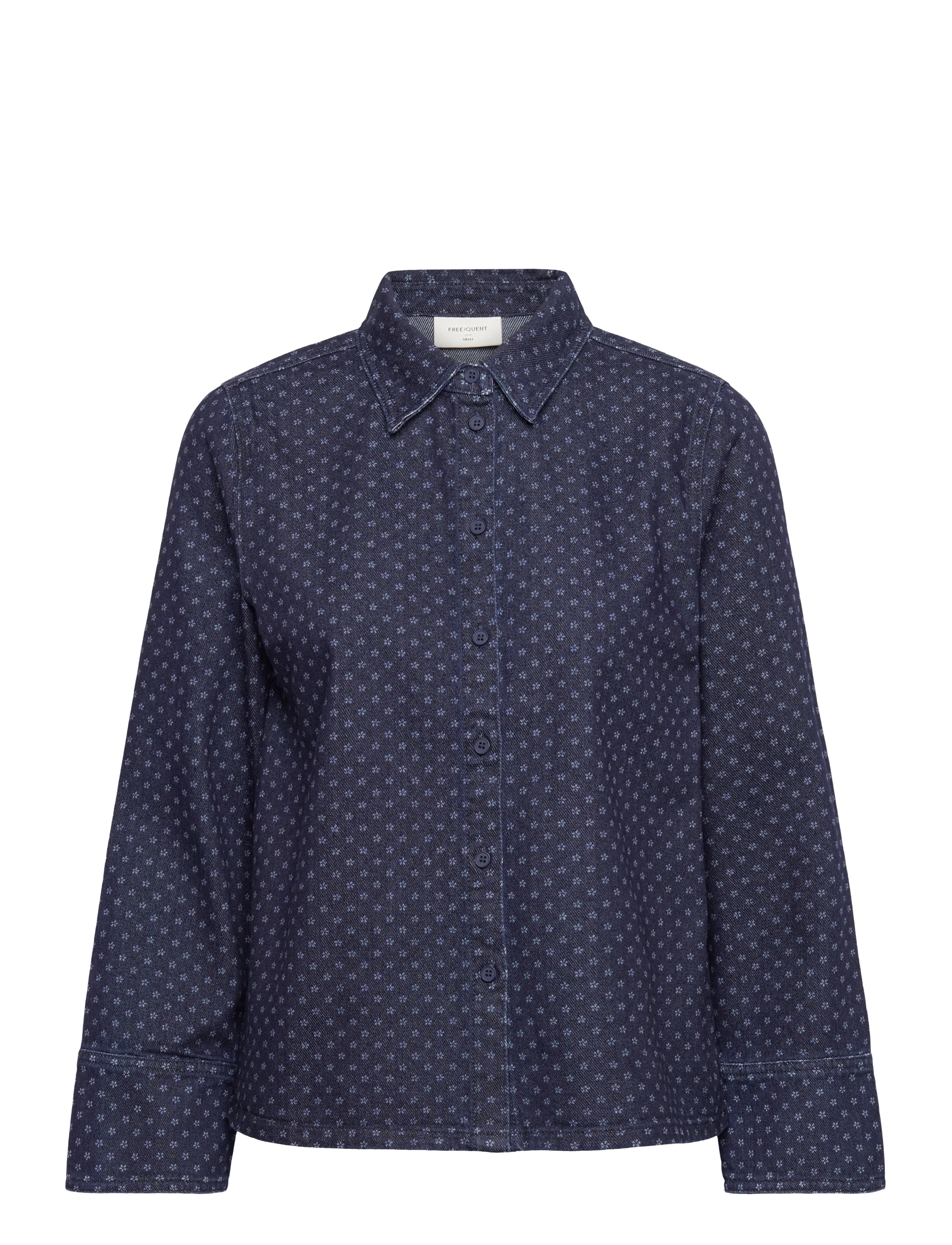 FREE/QUENT FQRINNA-SHIRT - Bluser & Skjorter - DARK BLUE DENIM / navy