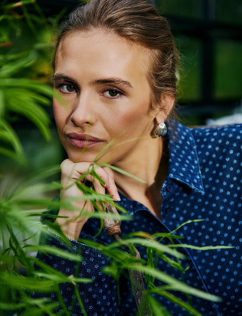 FREE/QUENT - FQRINNA-SHIRT - jeansblouses - dark blue denim - 3