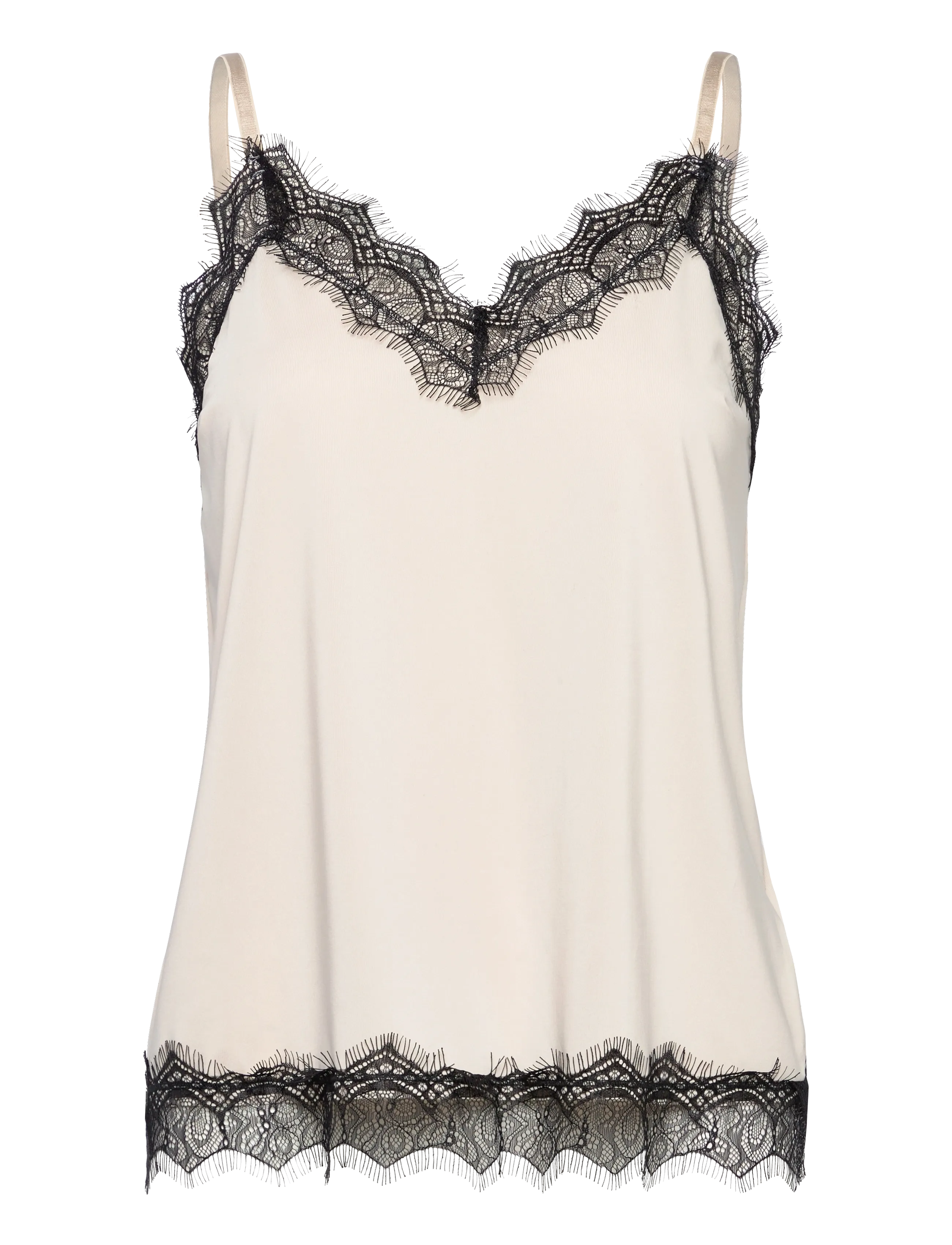 FREE/QUENT FQBICCO-TOP - Nyheder - MOONBEAM W. BLACK / white