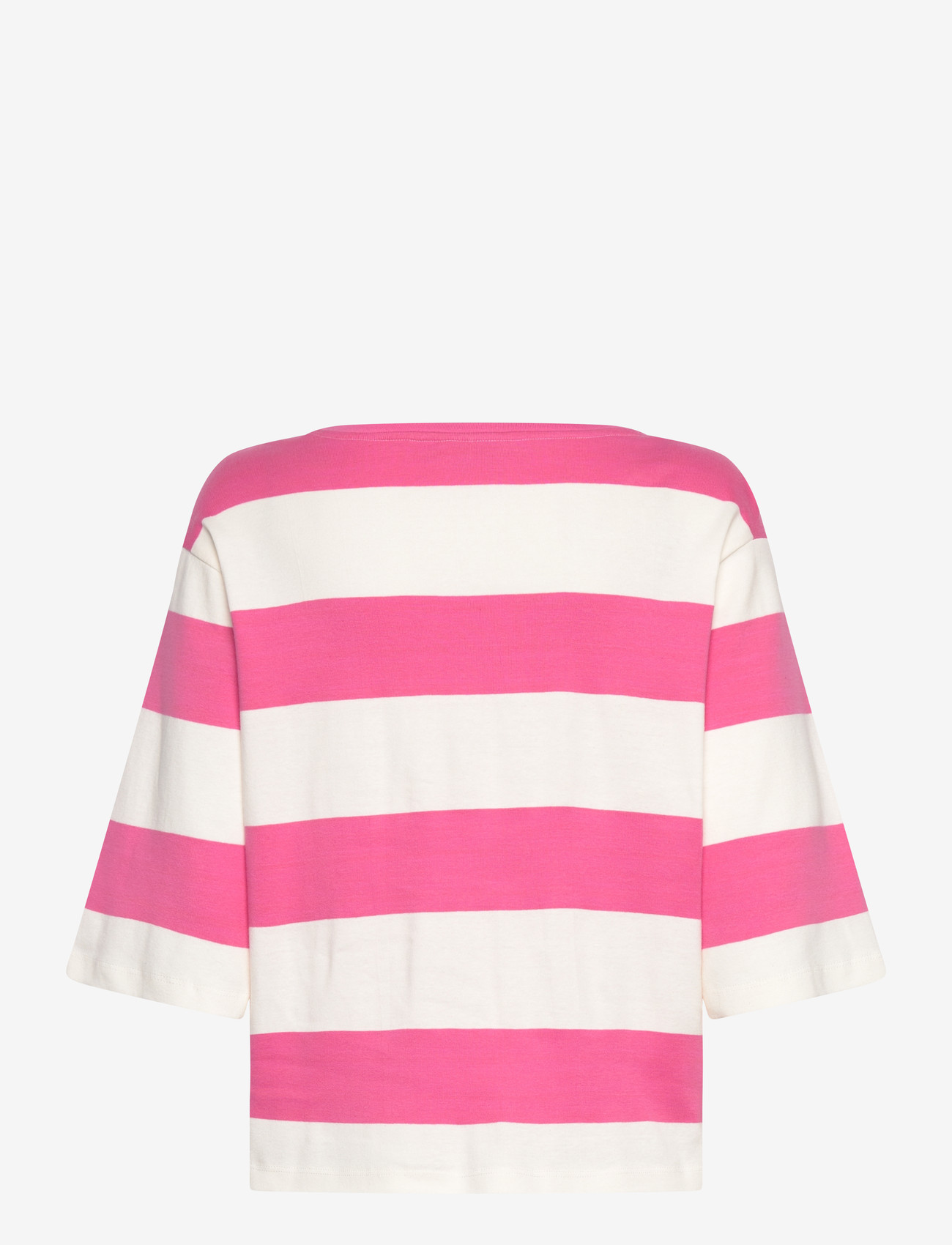 FREE/QUENT - FQFAMILA-TEE - t-shirts - star off-white w. wild orchid - 2