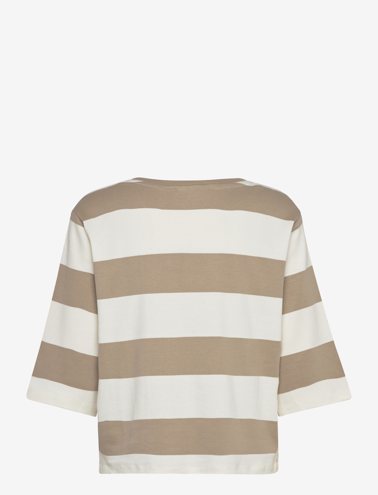 FREE/QUENT - FQFAMILA-TEE - t-shirts - star off-white w. silver mink - 1