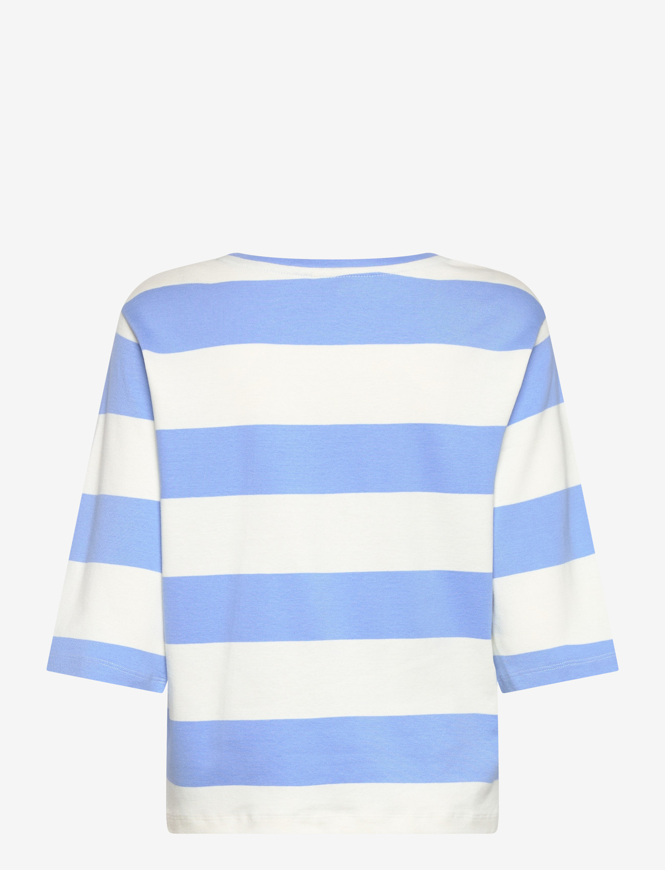 FREE/QUENT - FQFAMILA-TEE - t-shirts - star off-white w. vista blue - 2