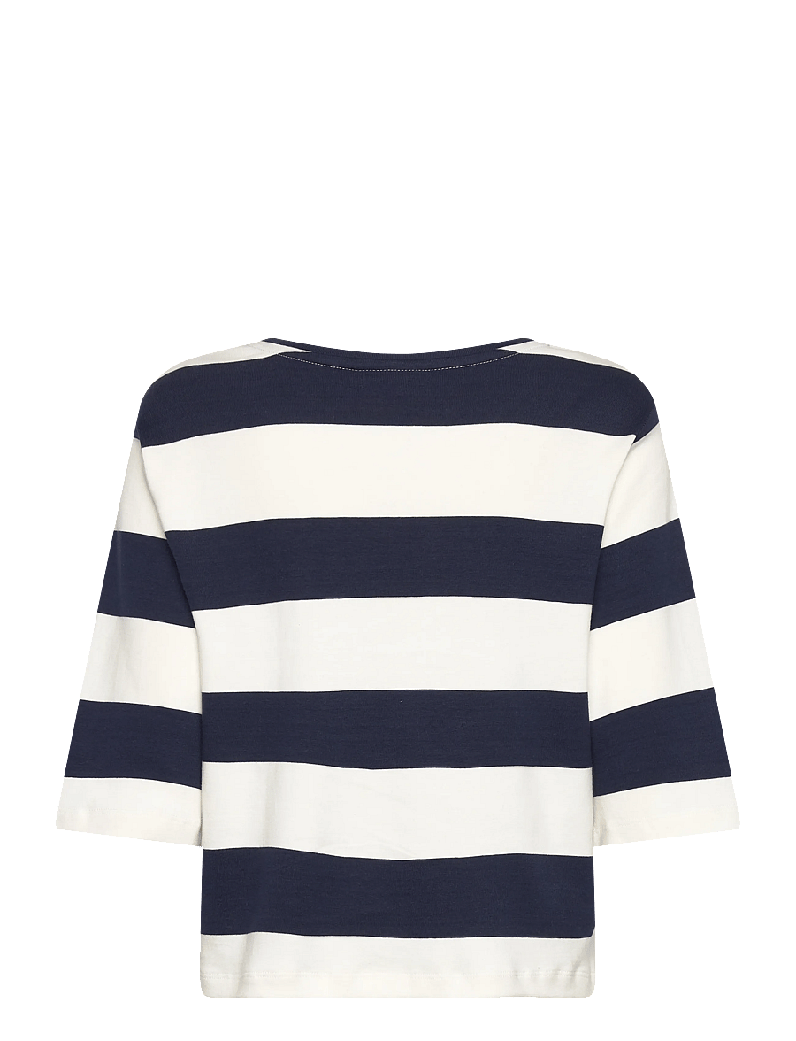 FREE/QUENT - FQFAMILA-TEE - t-shirts - star off-white w. navy blazer - 2