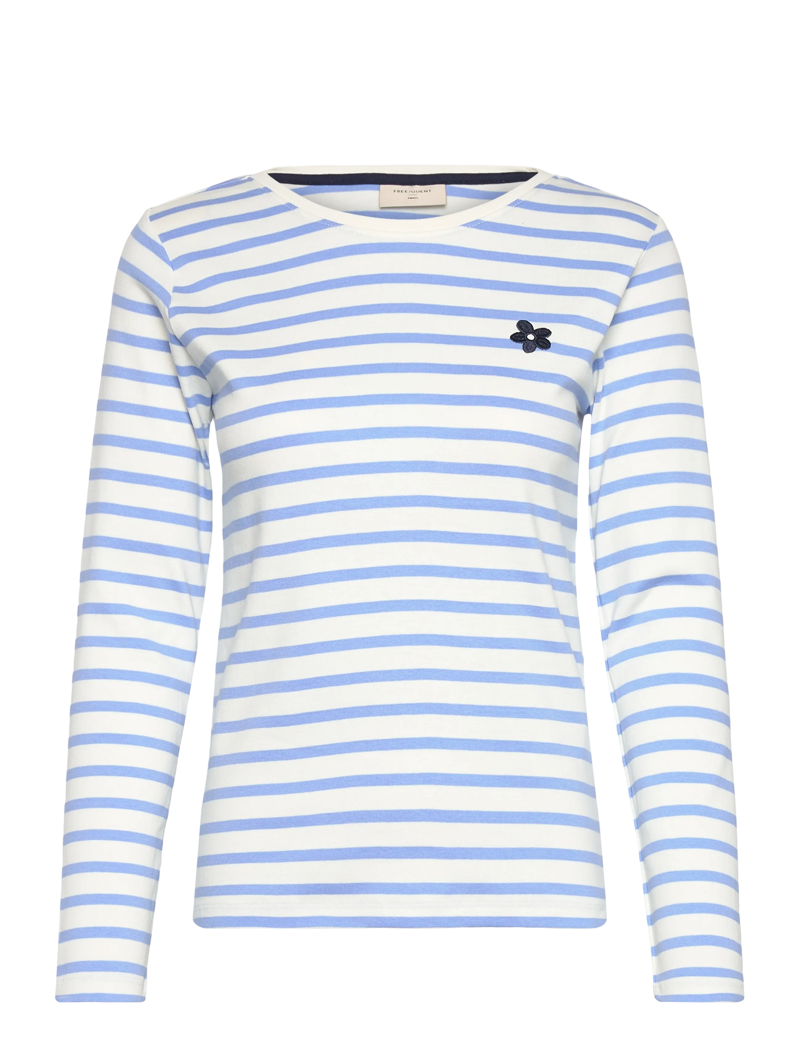 FREE/QUENT FQFAMILA-TEE - FREE|QUENT - STAR OFF-WHITE W. VISTA BLUE / white