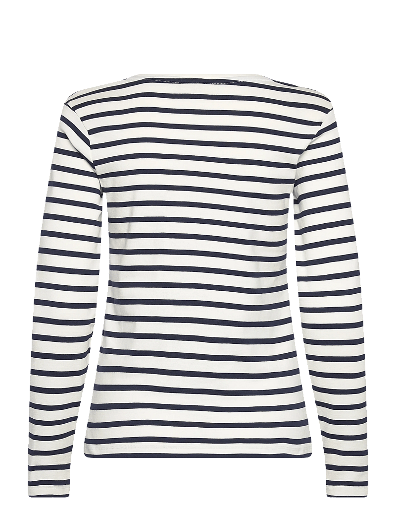 FREE/QUENT - FQFAMILA-TEE - långärmade toppar - star off-white w. navy blazer - 1