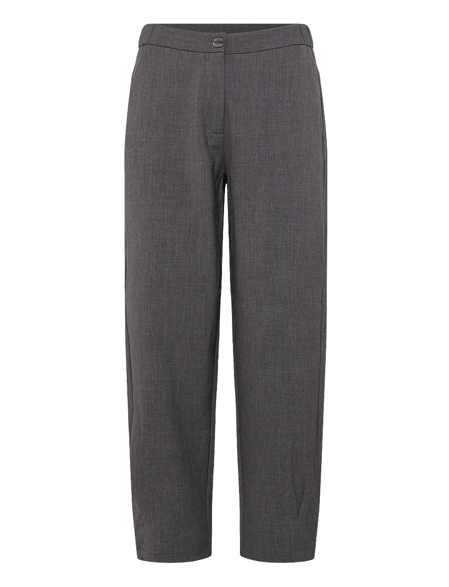 FREE/QUENT - FQSWIFT-PANTS - capri-püksid - dark grey melange - 1