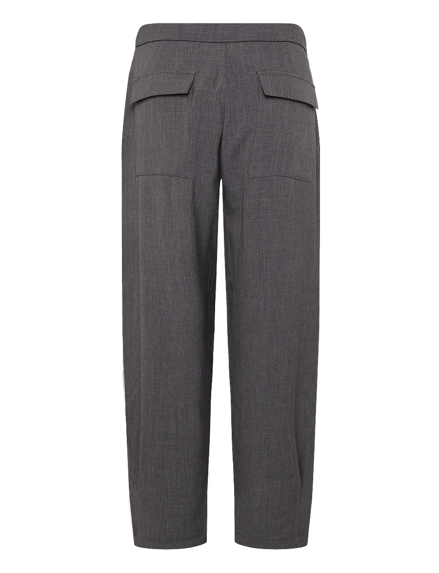 FREE/QUENT - FQSWIFT-PANTS - capri-püksid - dark grey melange - 2