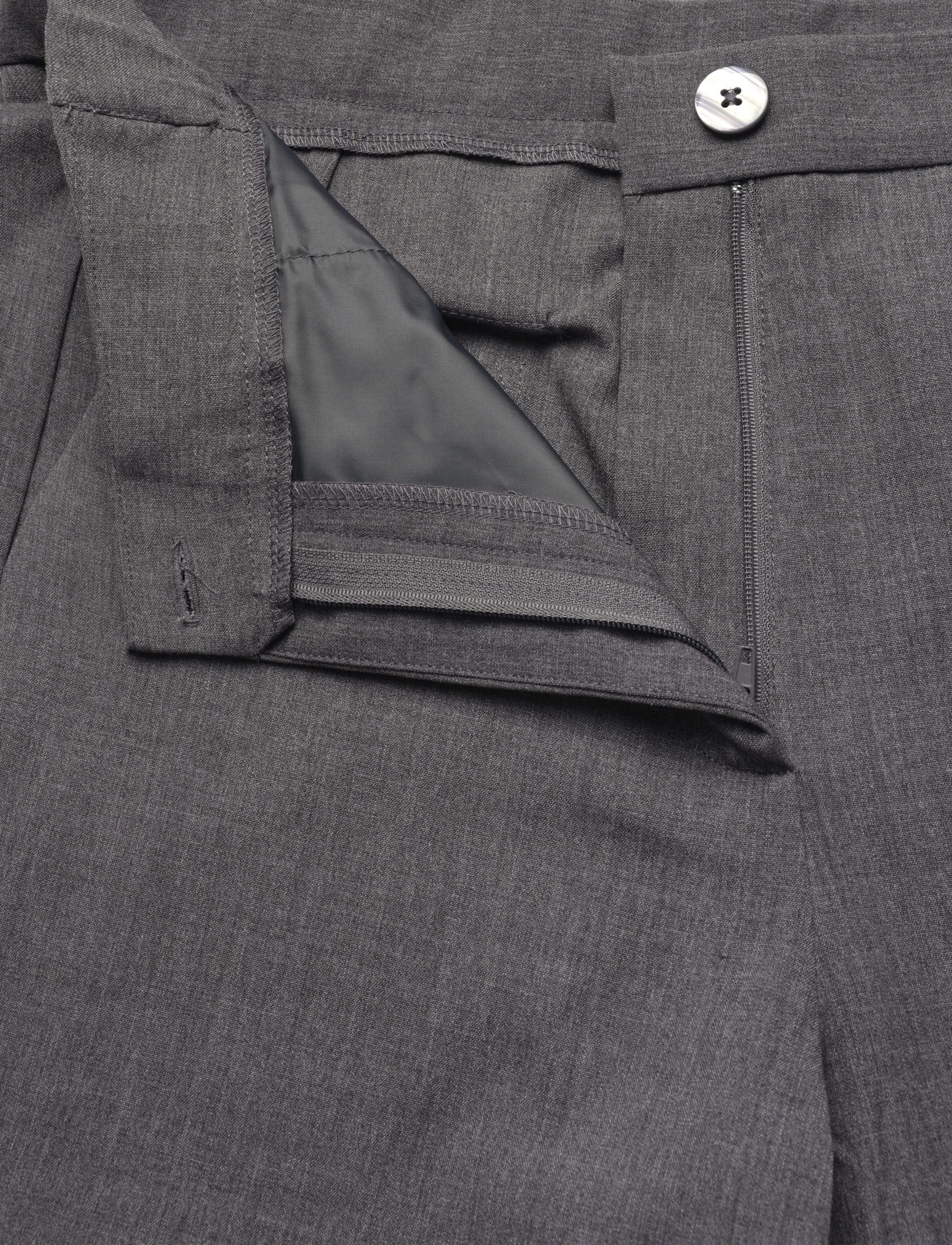 FREE/QUENT - FQSWIFT-PANTS - capri-püksid - dark grey melange - 5