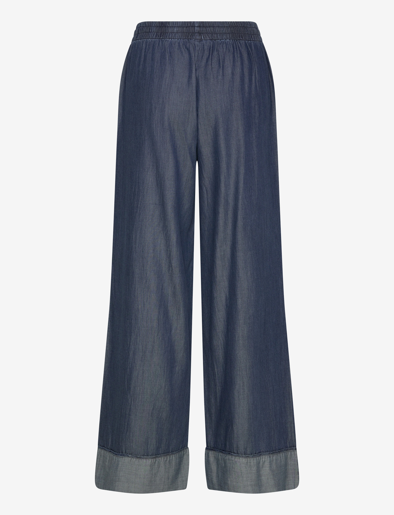 FREE/QUENT - FQWILKE-PANTS - bukser med brede ben - medium blue denim - 2