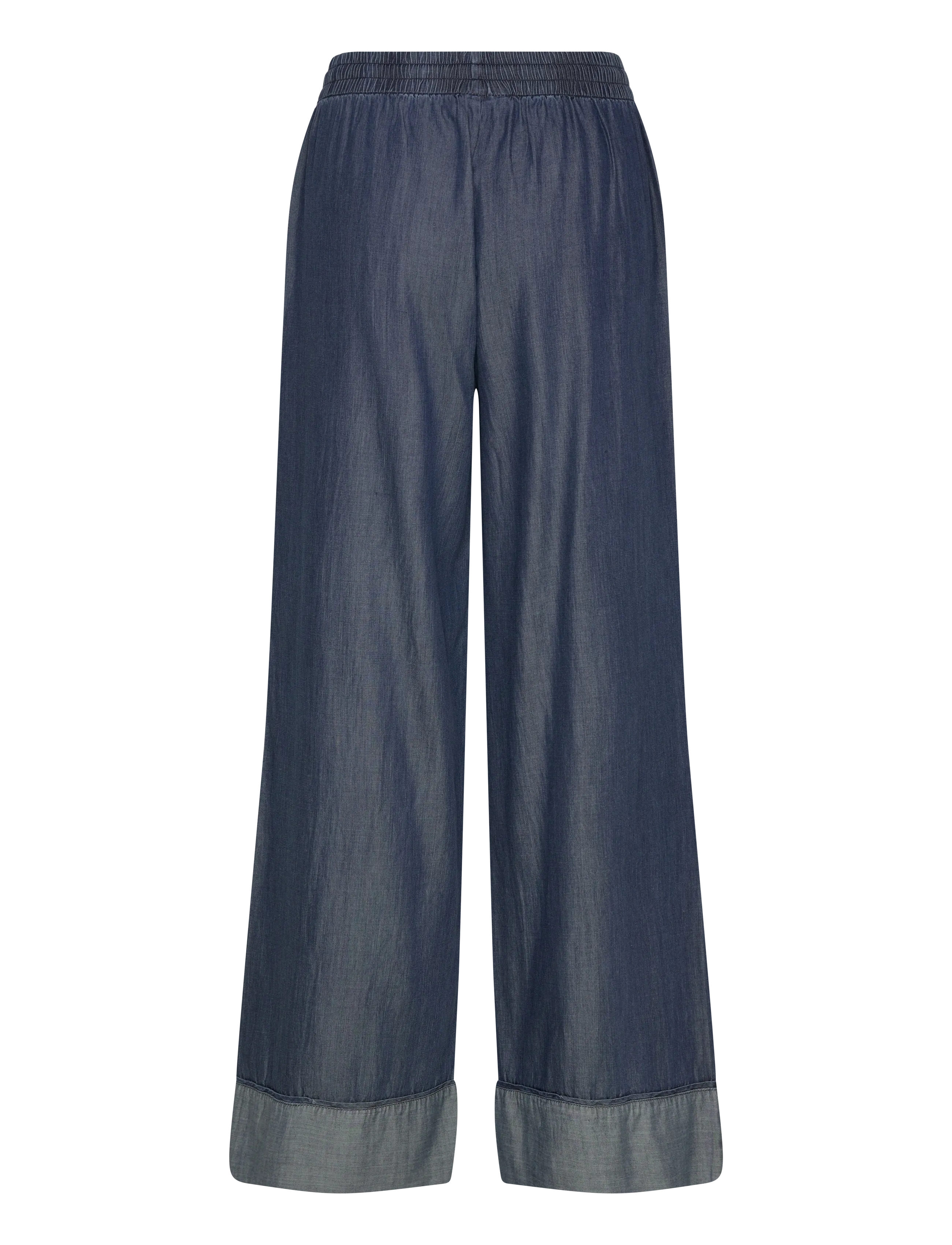 FREE/QUENT - FQWILKE-PANTS - bukser med brede ben - medium blue denim - 2