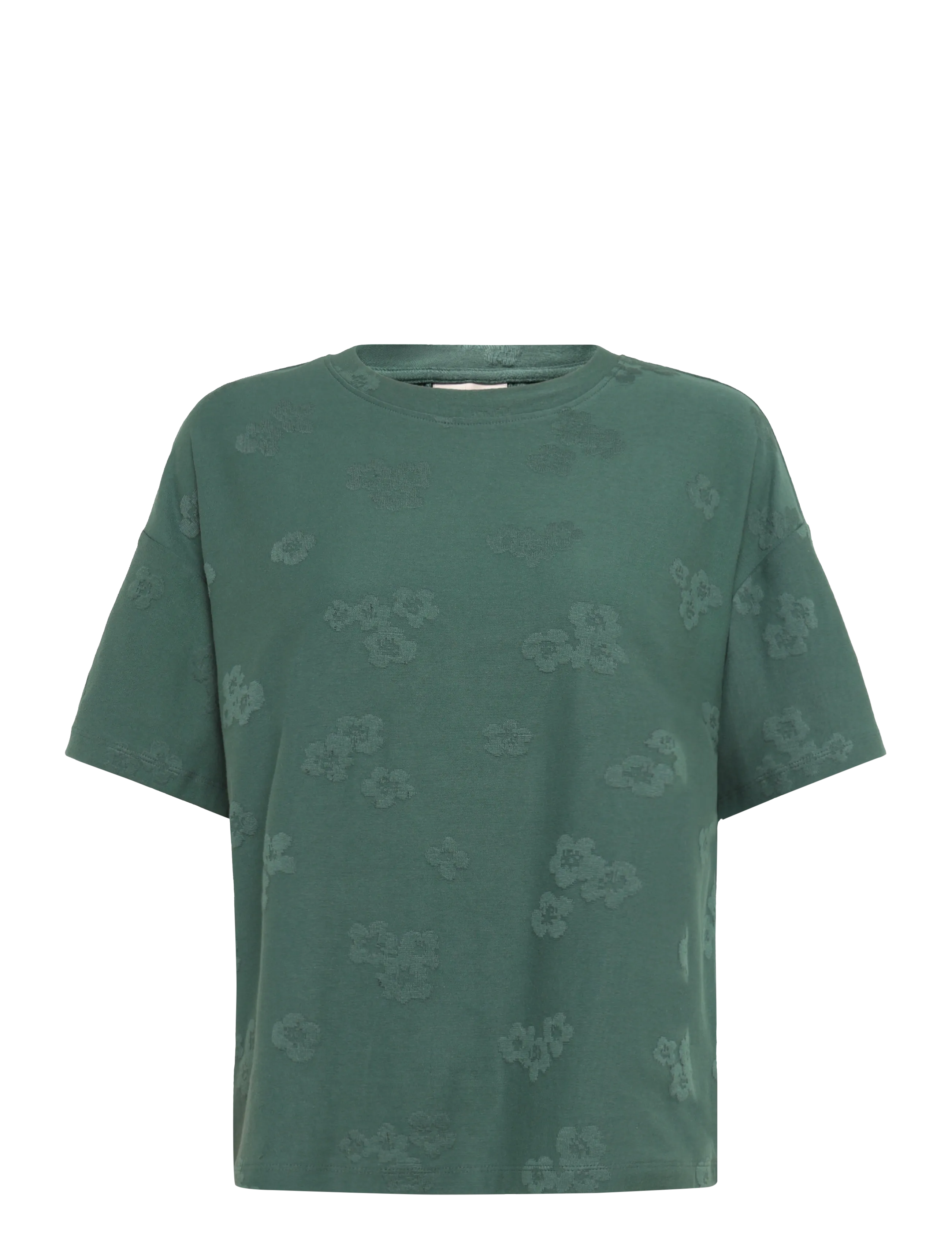 FREE/QUENT FQZIPREA-TEE - FREE|QUENT - DARK FOREST / green