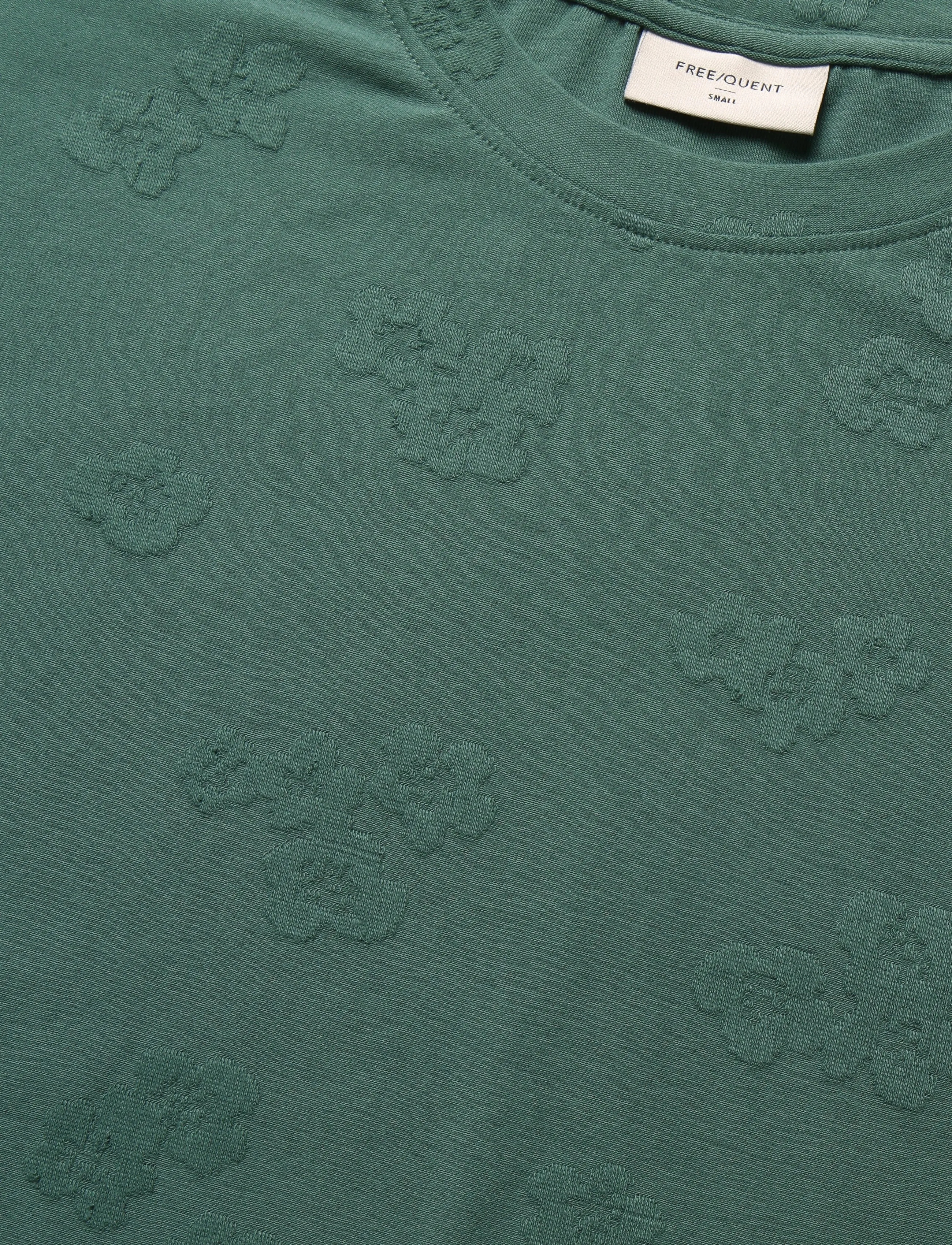 FREE/QUENT - FQZIPREA-TEE - t-shirts - dark forest - 2