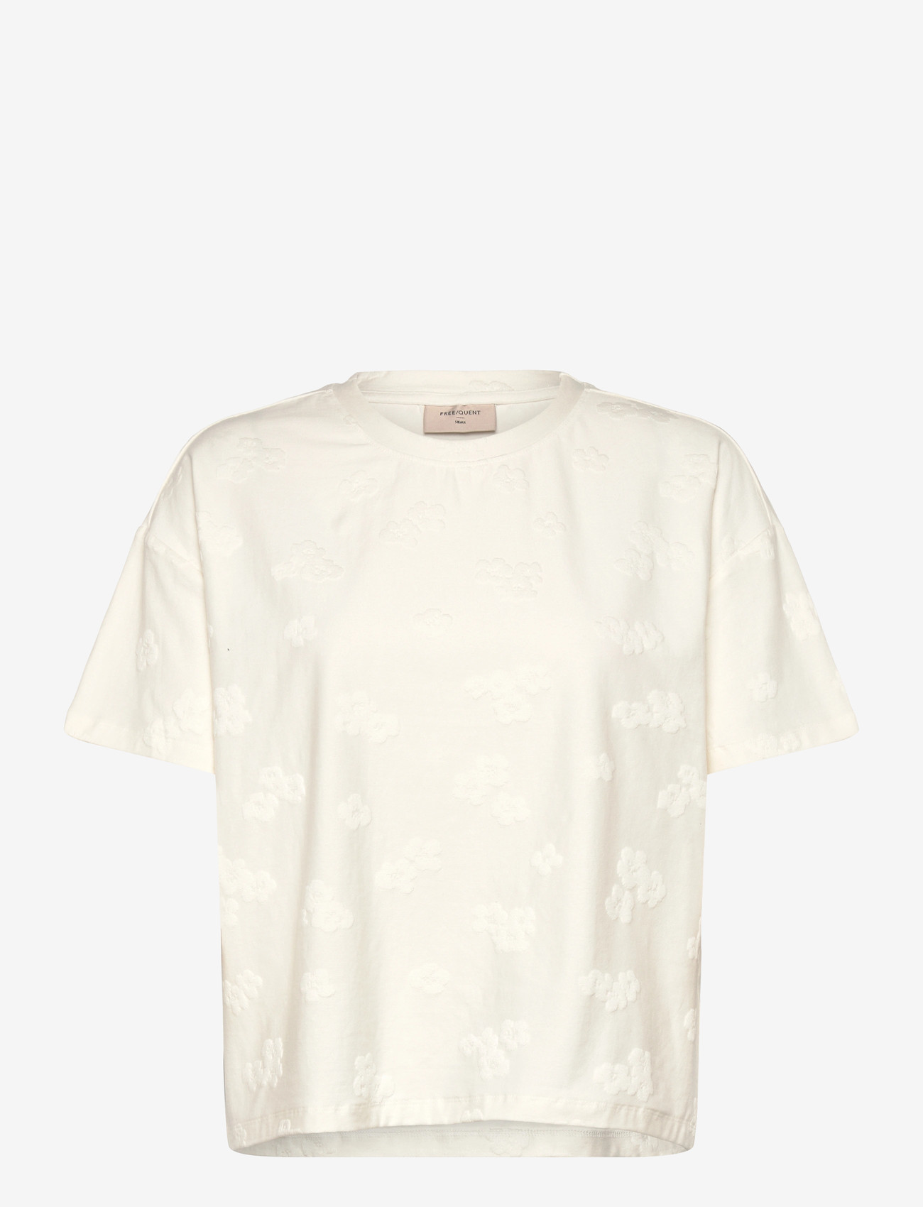 FREE/QUENT - FQZIPREA-TEE - t-shirts - star off-white - 1