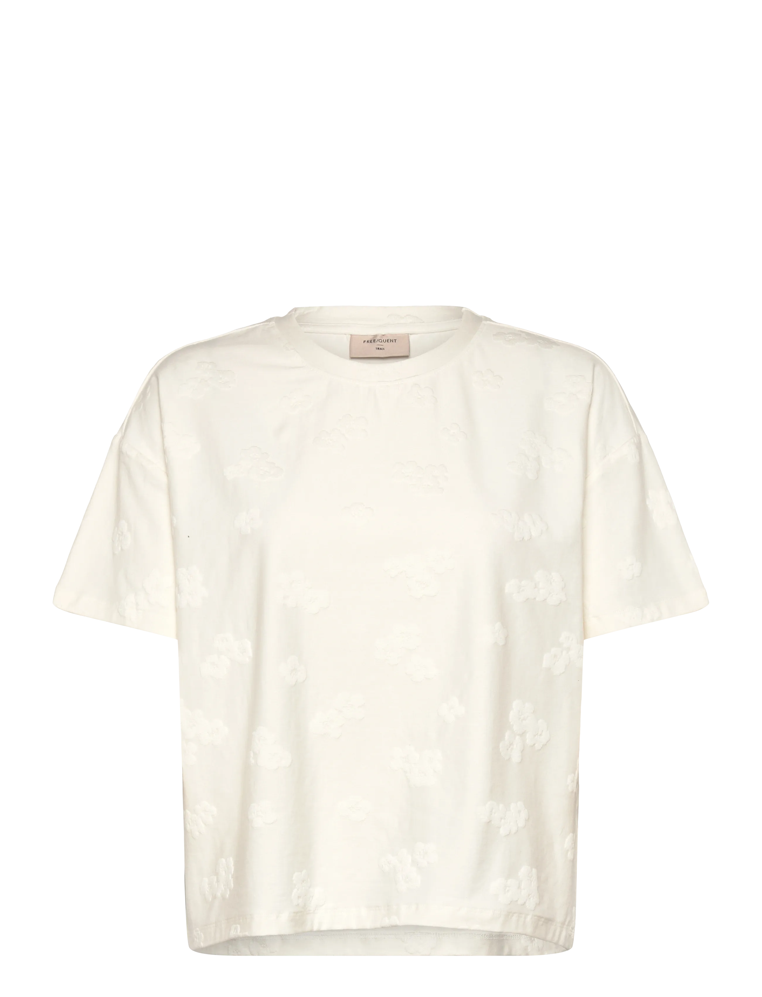 FREE/QUENT FQZIPREA-TEE - Festival outfit - STAR OFF-WHITE / cream