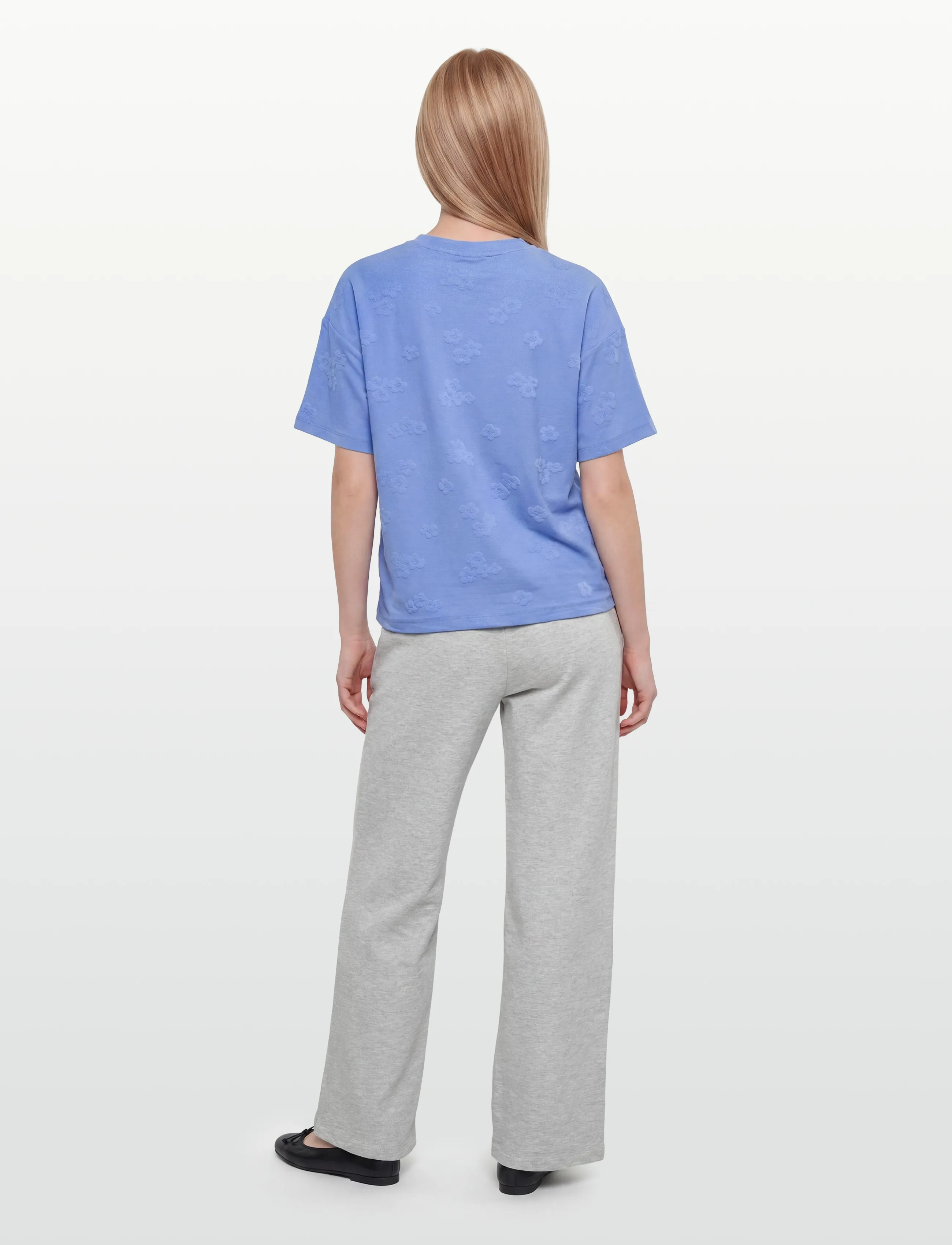 FREE/QUENT - FQZIPREA-TEE - t-shirts - vista blue - 4