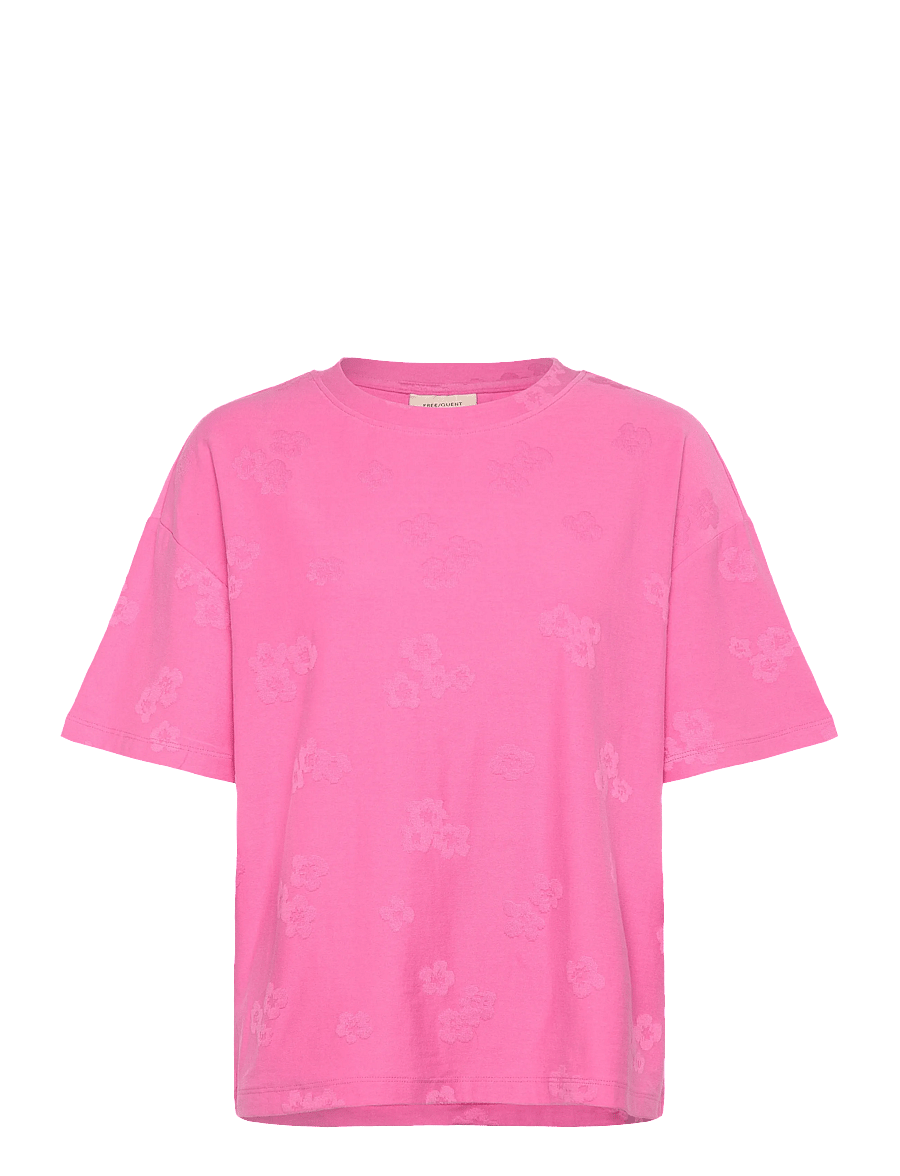 FREE/QUENT - FQZIPREA-TEE - t-shirts - wild orchid - 1