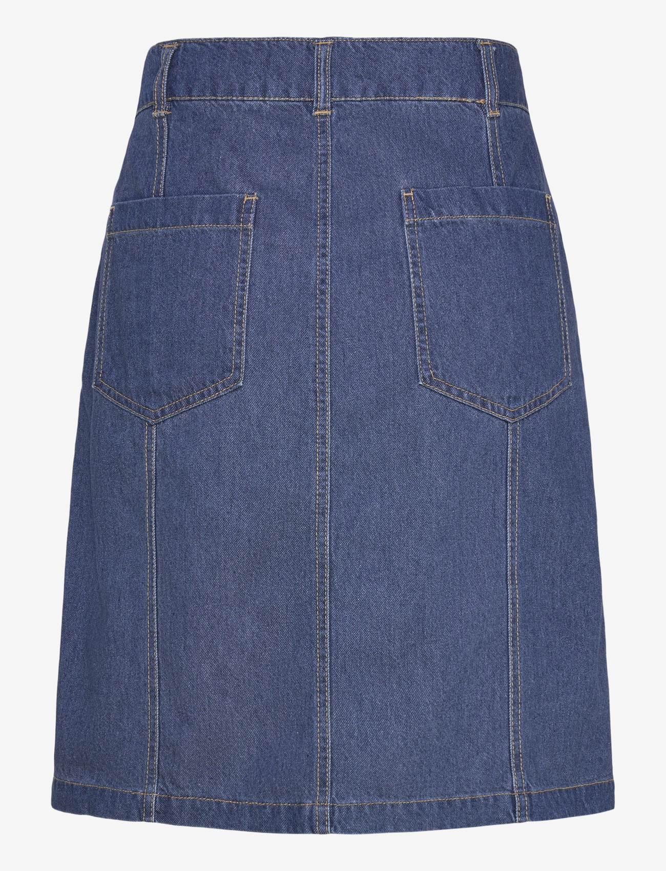 FREE/QUENT - FQALIA-SKIRT - teksaseelikud - medium blue denim - 2