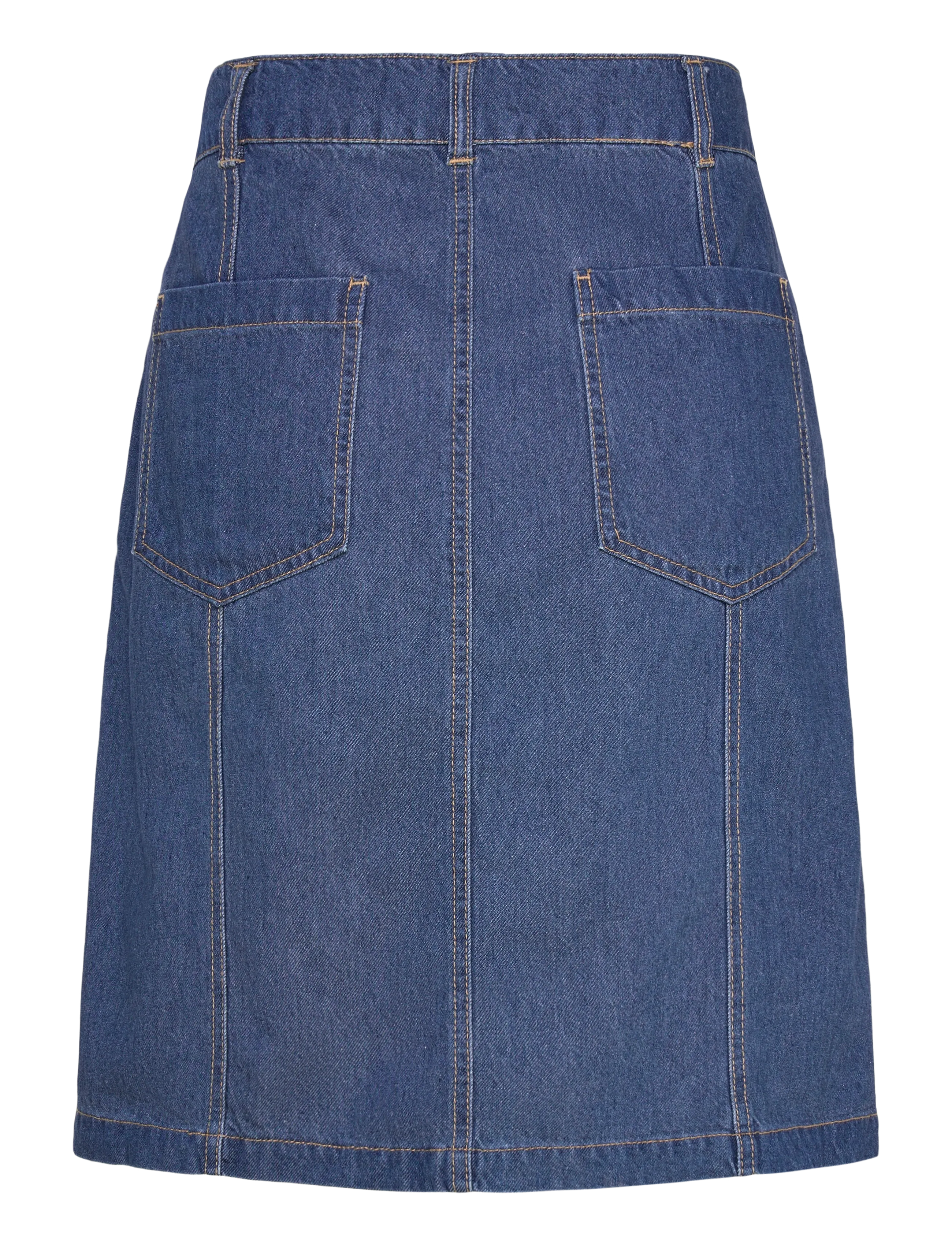 FREE/QUENT - FQALIA-SKIRT - denim skirts - medium blue denim - 2