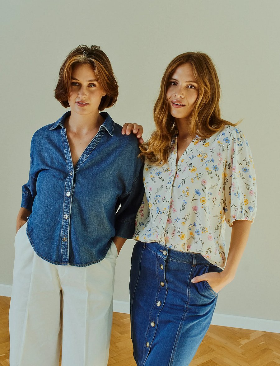 FREE/QUENT - FQALIA-SKIRT - jeansröcke - medium blue denim - 3