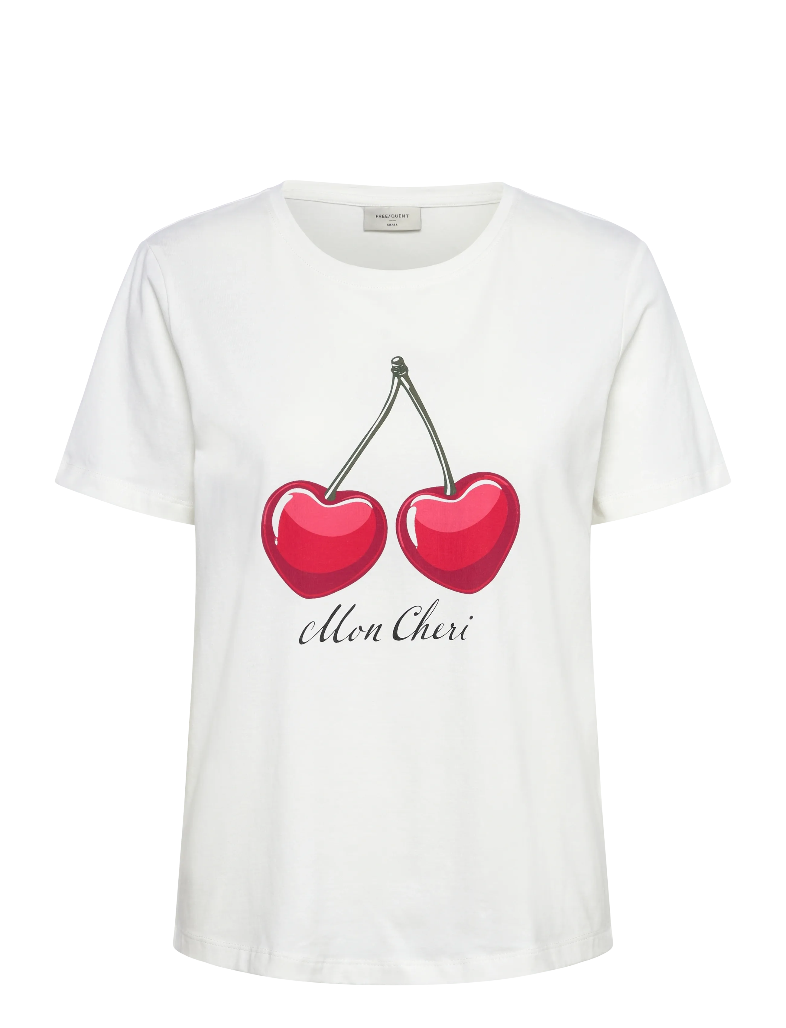 FREE/QUENT FQFENJAL-TEE - FREE|QUENT - STAR OFF-WHITE W. TRUE RED / white