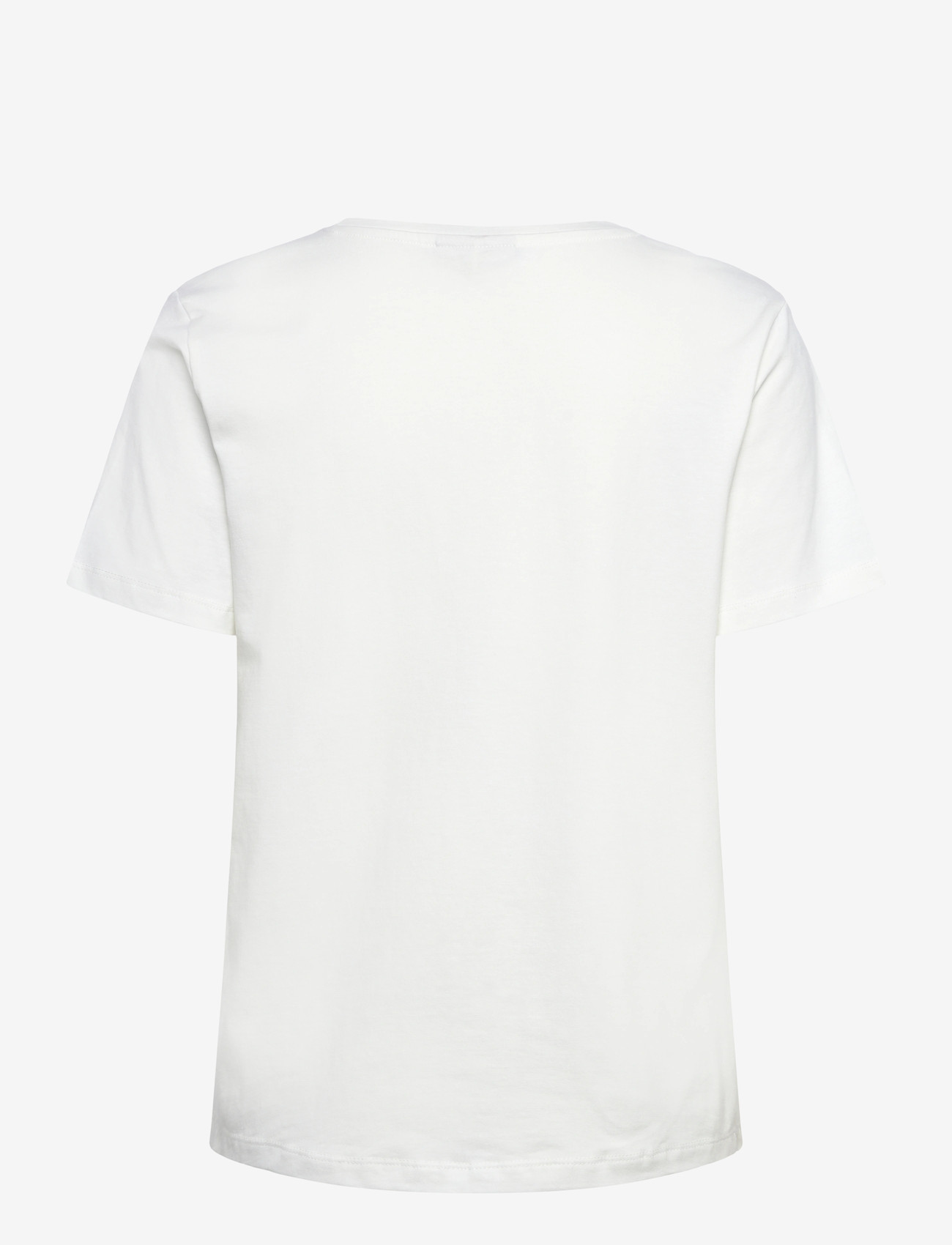 FREE/QUENT - FQFENJAL-TEE - t-shirts - star off-white w. true red - 2