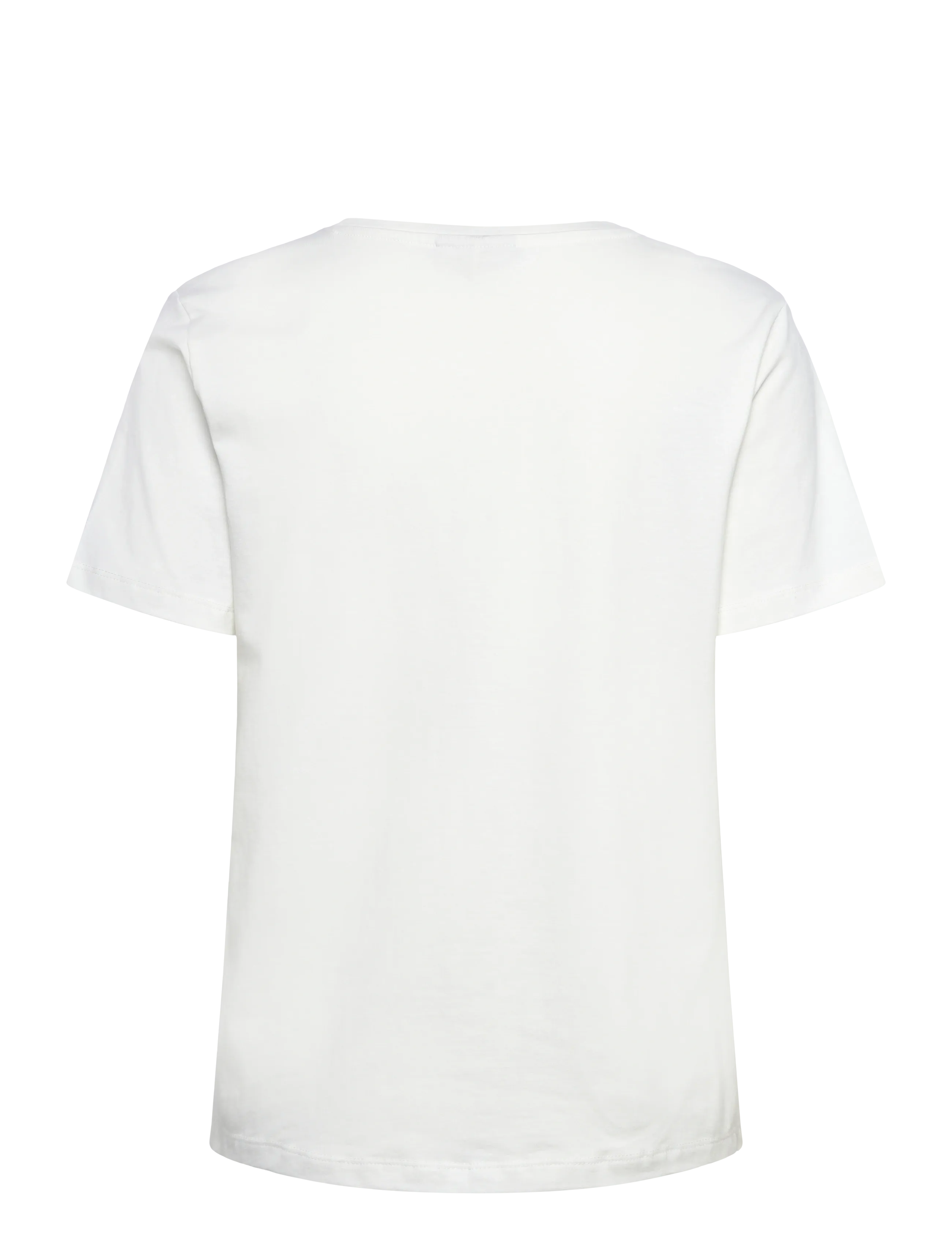 FREE/QUENT - FQFENJAL-TEE - t-shirts - star off-white w. true red - 2