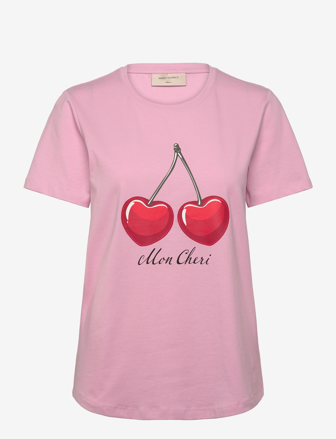 FREE/QUENT - FQFENJAL-TEE - laveste priser - sweet lilac w. true red - 0