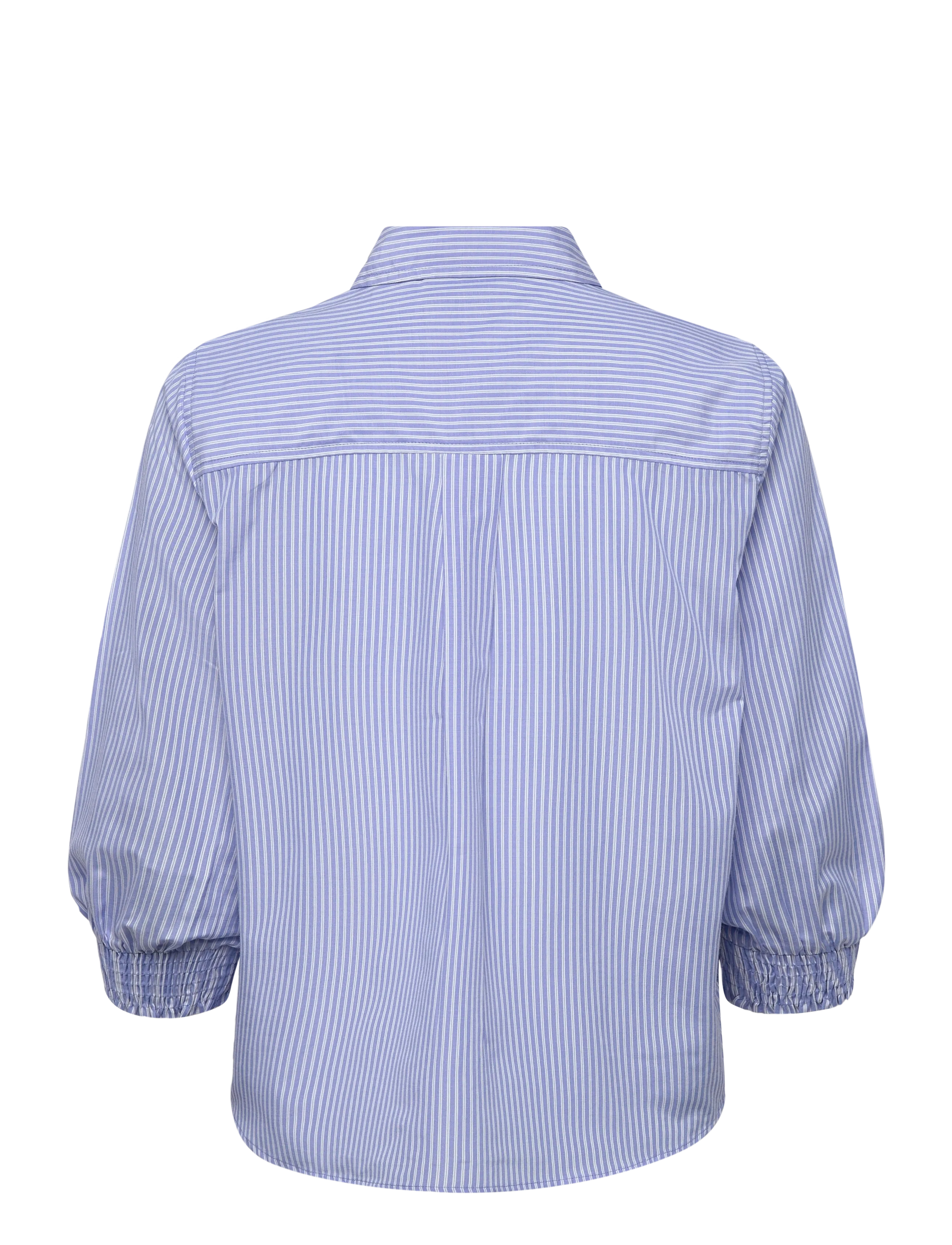 FREE/QUENT - FQESEVALINA-SHIRT - långärmade skjortor - vista blue w. star off-white - 1