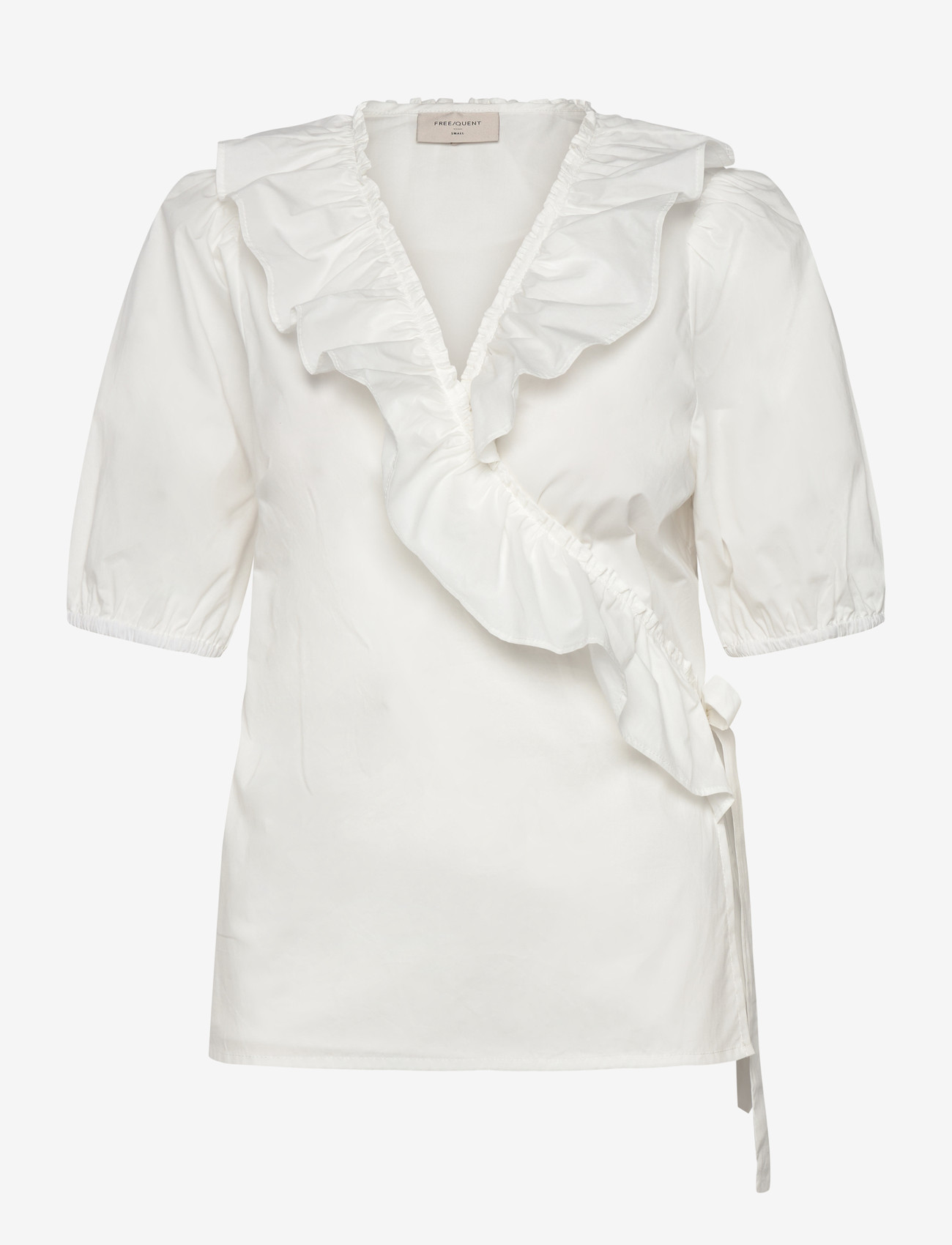 FREE/QUENT - FQMALAY-BLOUSE - palaidinės trumpomis rankovėmis - star off-white - 1