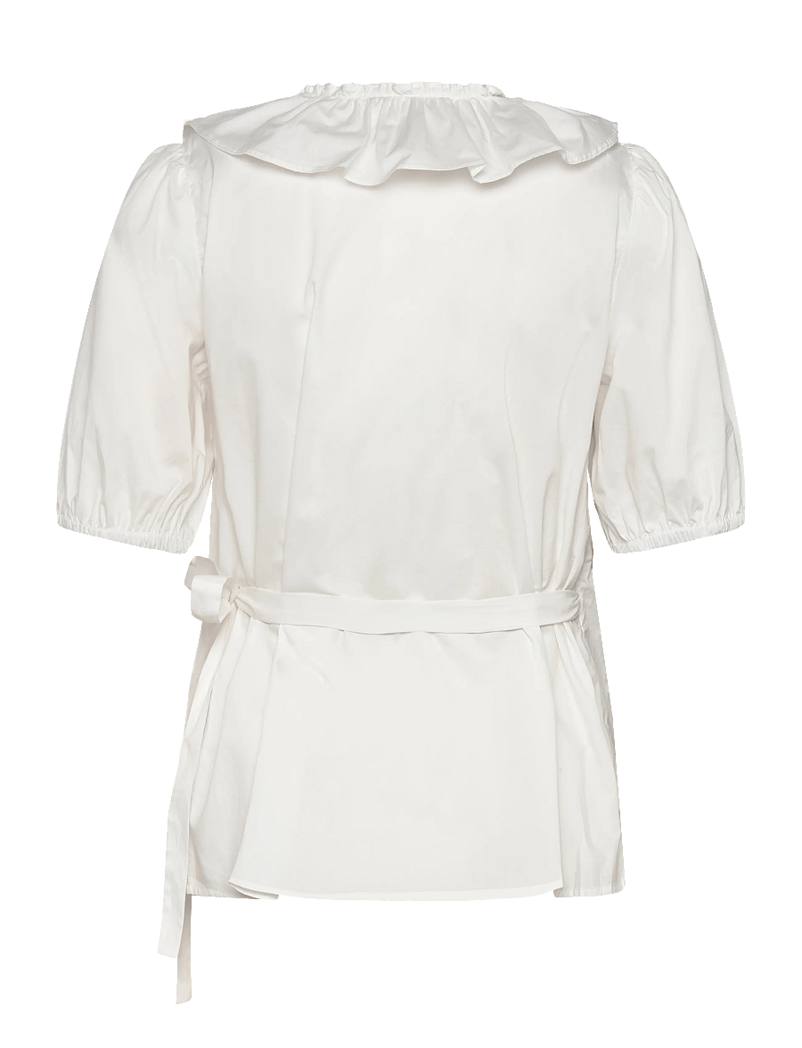 FREE/QUENT - FQMALAY-BLOUSE - lühikeste varrukatega pluusid - star off-white - 2