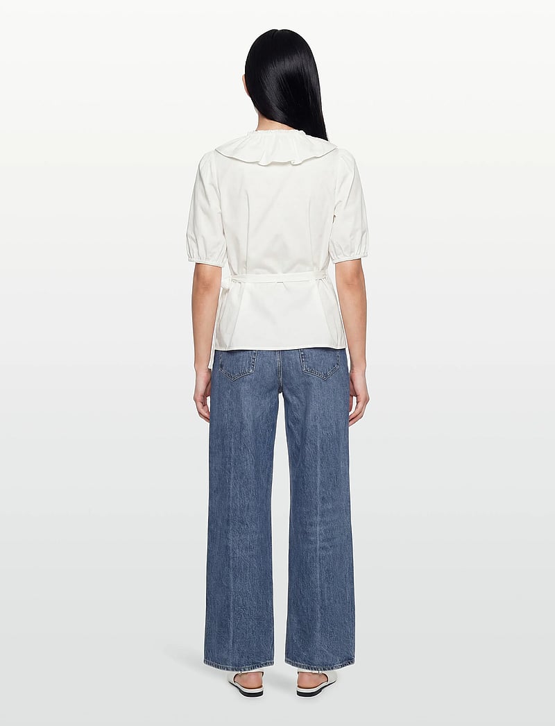 FREE/QUENT - FQMALAY-BLOUSE - lühikeste varrukatega pluusid - star off-white - 4